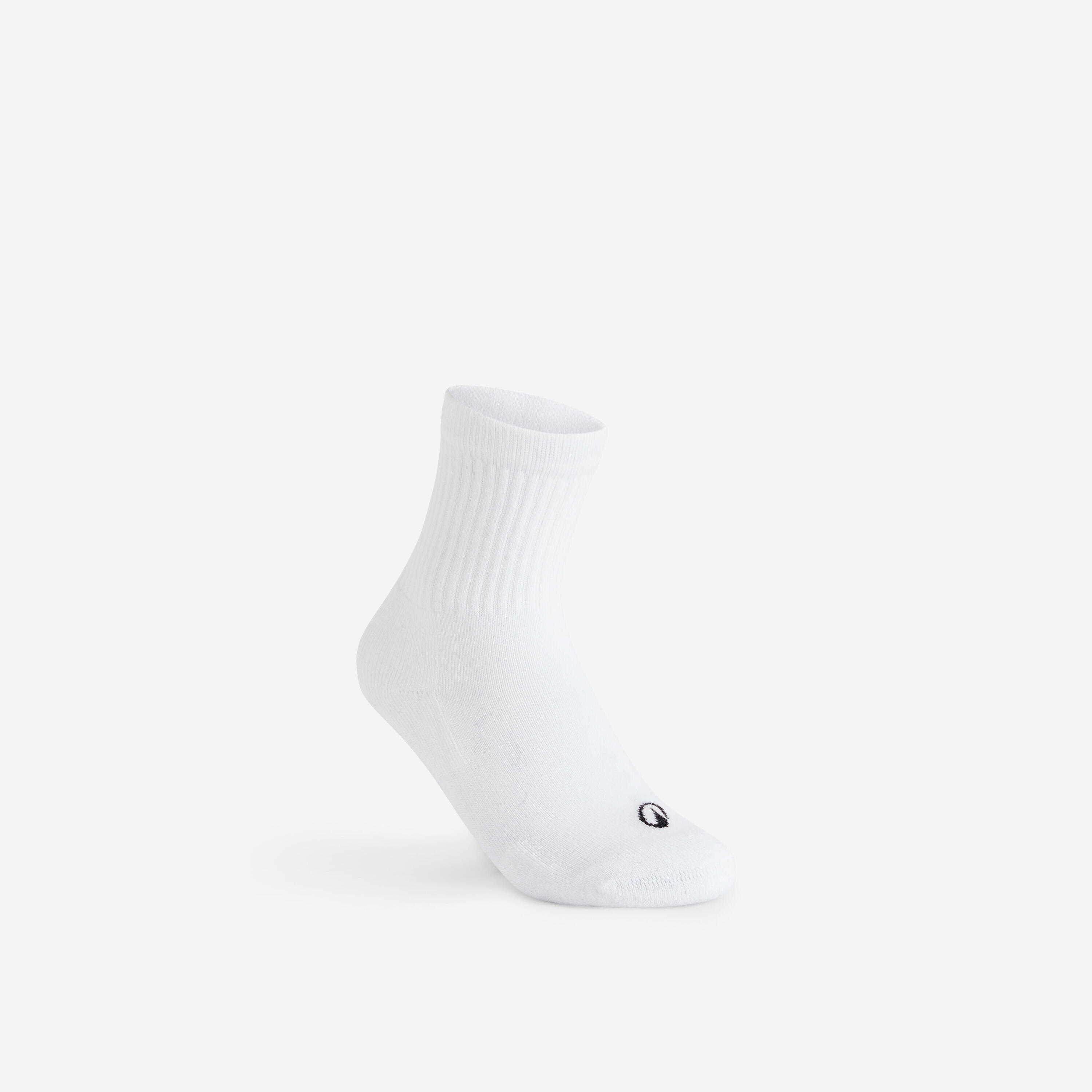 MEIAS DE DESPORTOS DE RAQUETE ARTENGO RS 100 CANO ALTO CRIANÇA BRANCO (3 pares) 2/5
