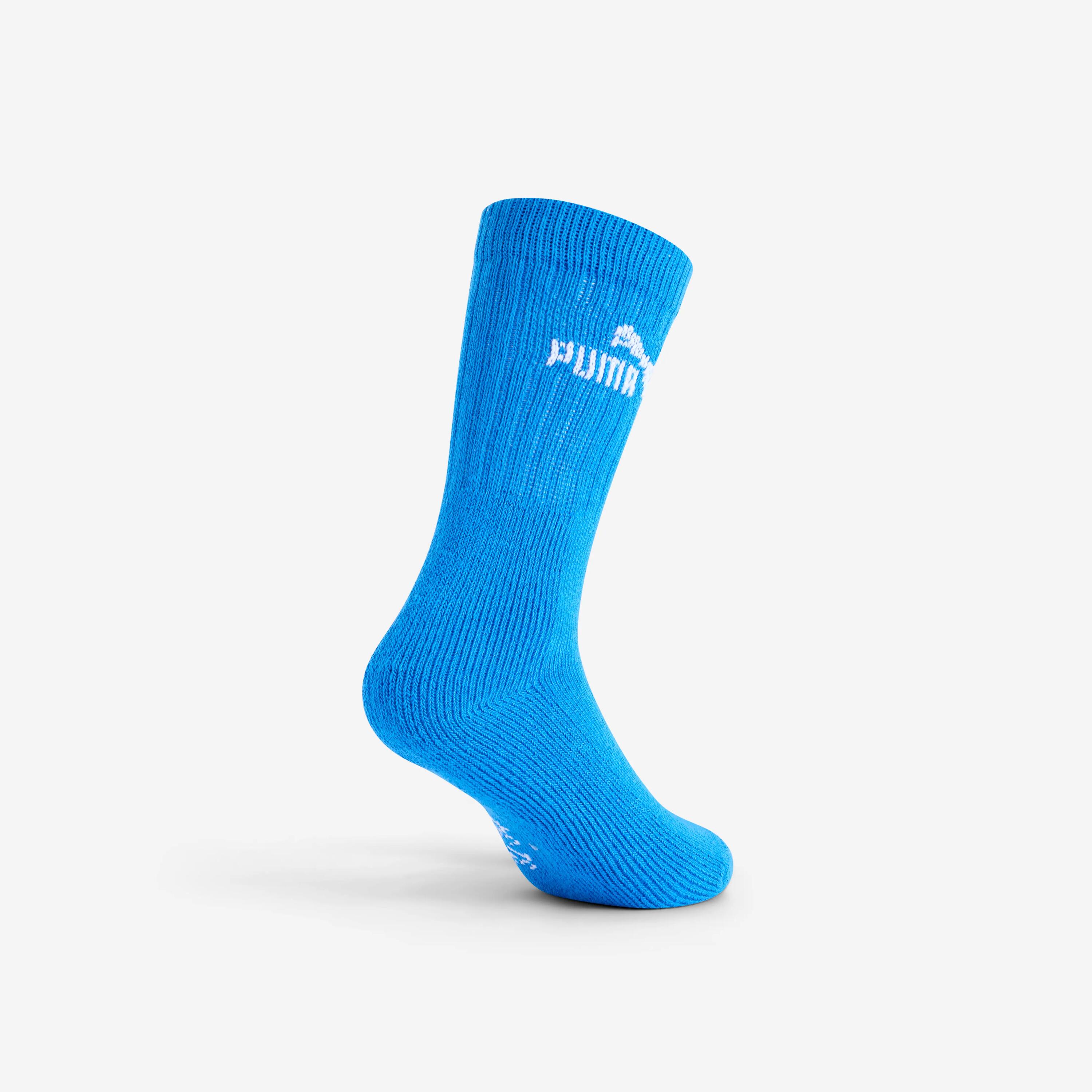 CHAUSSETTES DE SPORT PUMA HAUTES BLEU GRIS BLANC NOIR EN LOT DE 5. 4/5