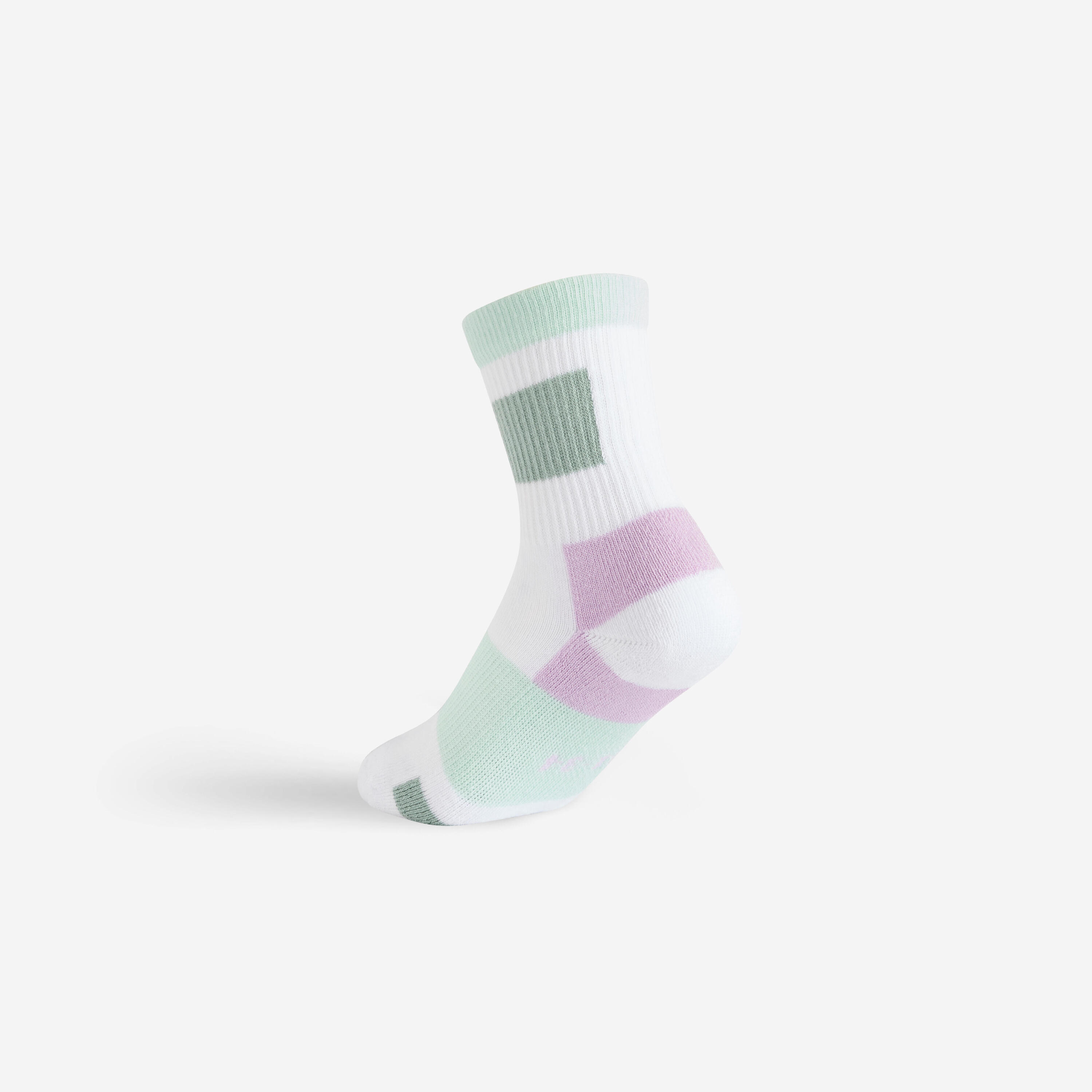 Calze lunghe bambino RS 300 grigio-verde x4 5/5
