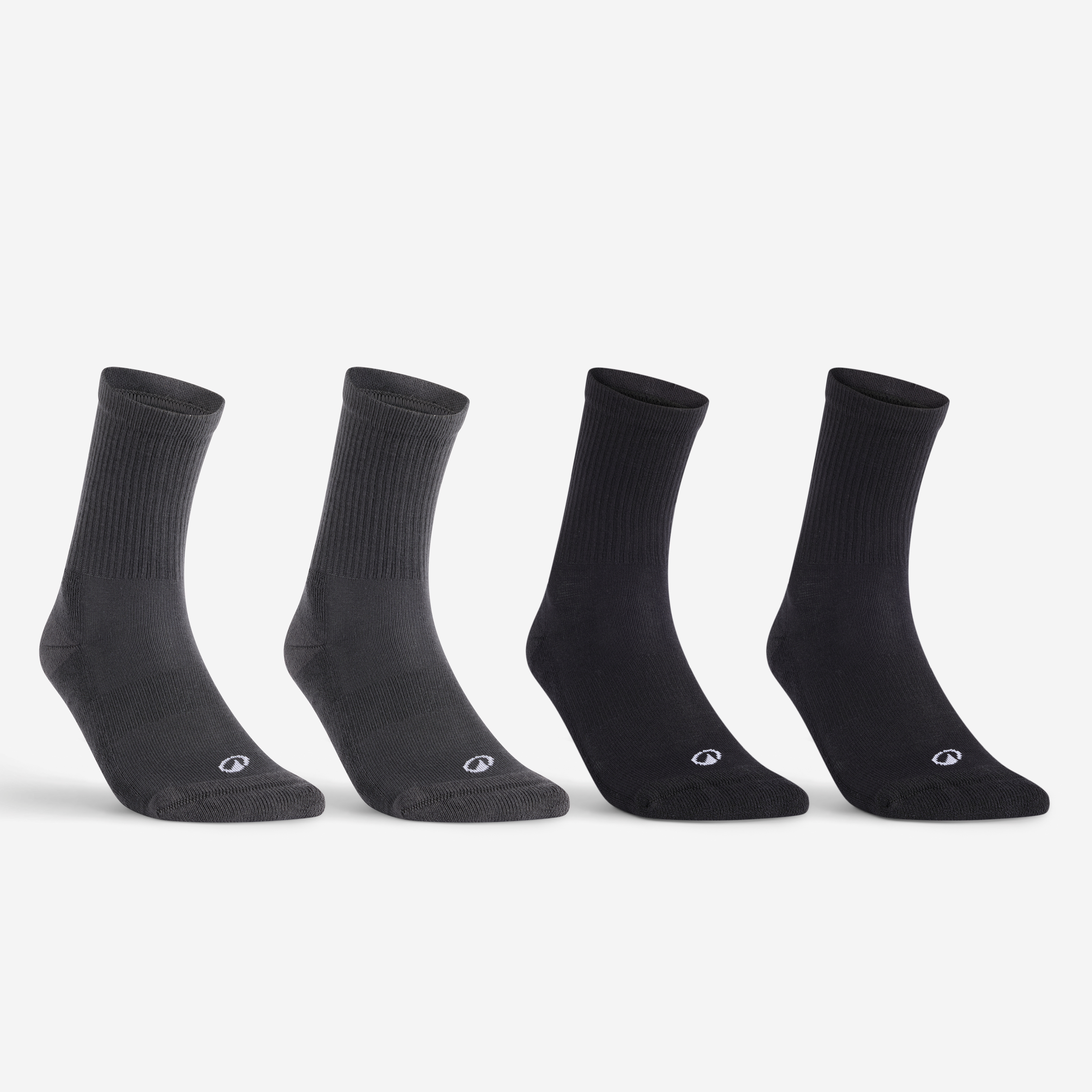 Chaussettes de sport hautes rs 300 noir en lot de 4. - Tennis - Artengo- Clubs - Entreprises - Collectivités - Associations