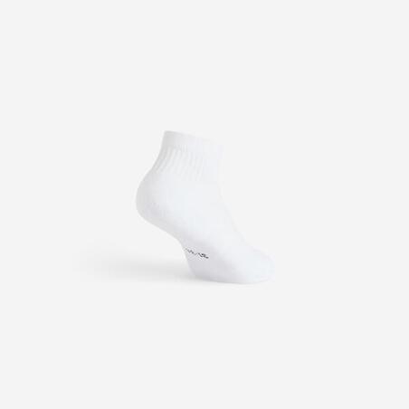 НОСКИ ДЛЯ ИГРЫ В БОЛЬШОЙ ТЕННИС СО СРЕДНЕЙ МАНЖЕТОЙ ДЕТСКИЕ RS 100 3 ПАРЫ