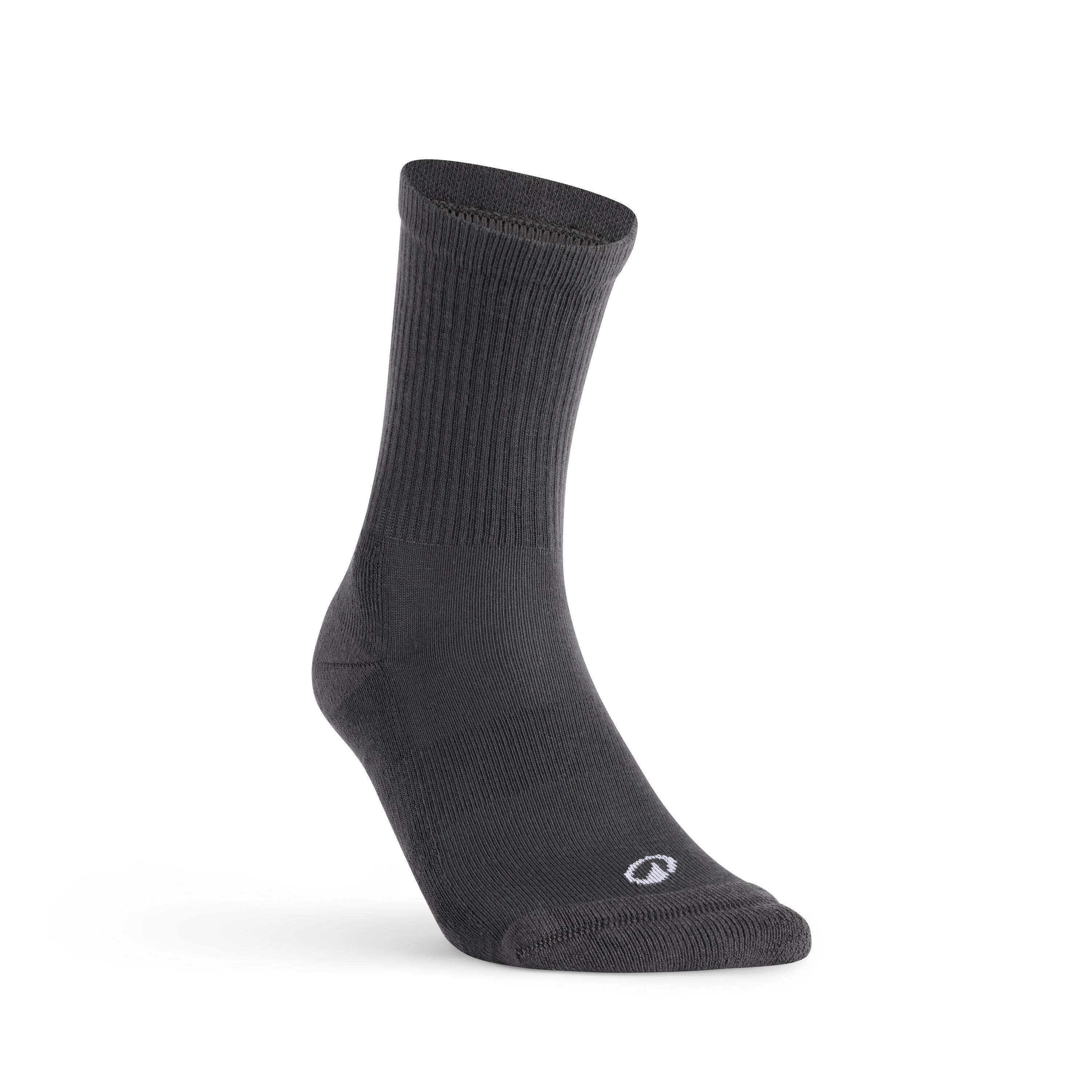CHAUSSETTES DE SPORT HAUTES RS 300 NOIR EN LOT DE 4. 2/5