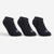 CHAUSSETTES SPORTS DE RAQUETTES BASSES ENFANT ARTENGO RS 100 NOIR LOT DE 3
