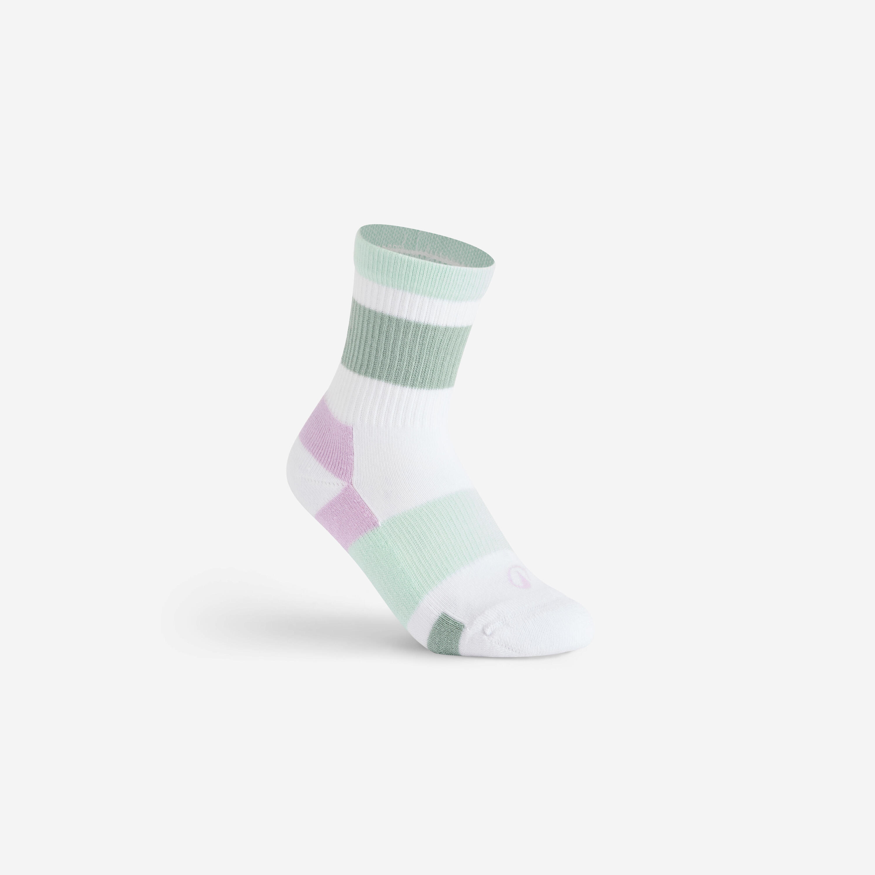 Calze lunghe bambino RS 300 grigio-verde x4 2/5