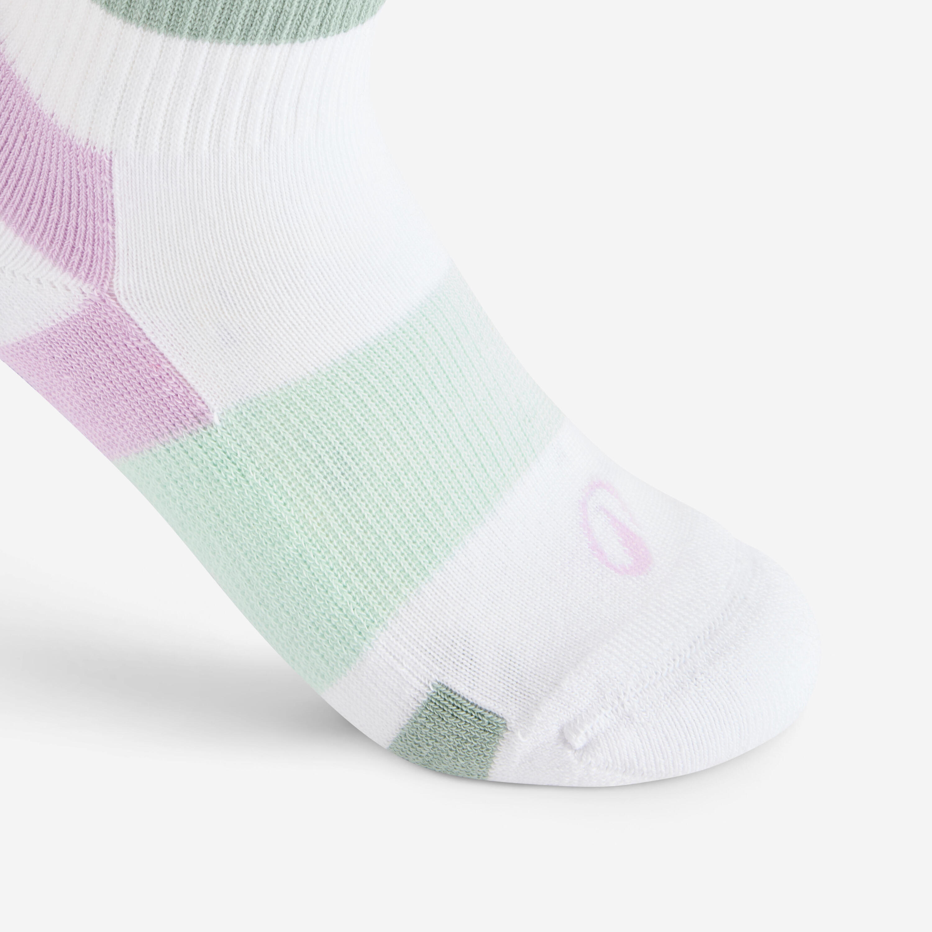 Calze lunghe bambino RS 300 grigio-verde x4 3/5