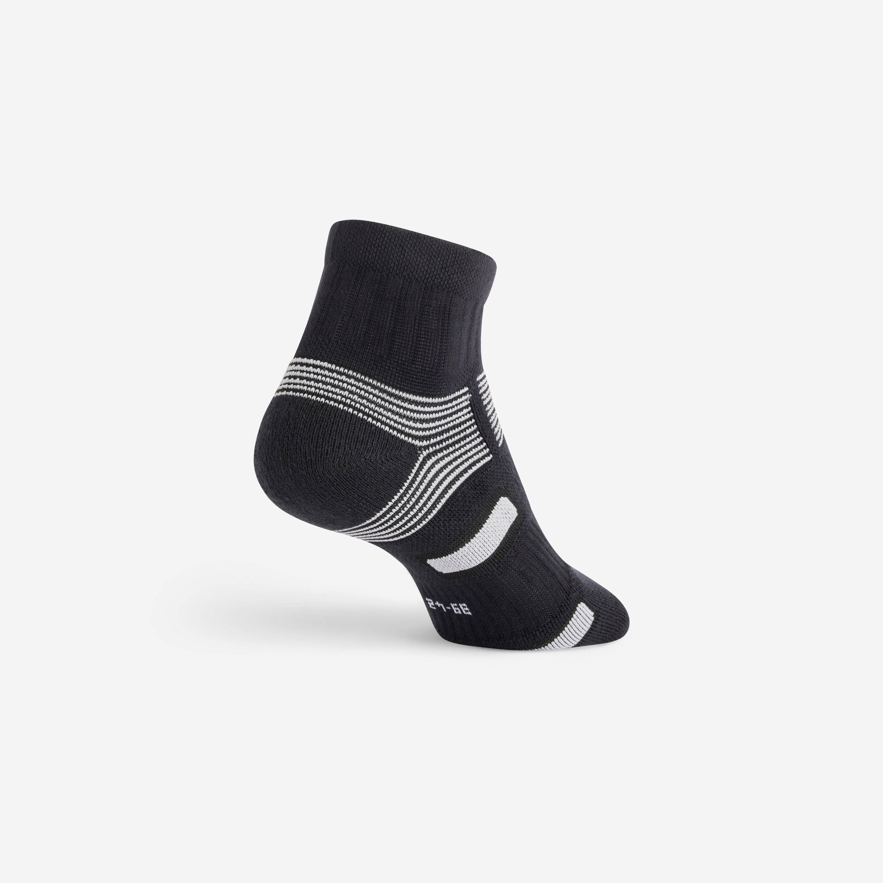 Mid Sports Socks Tri-Pack RS 560 - Black/Grey -  4