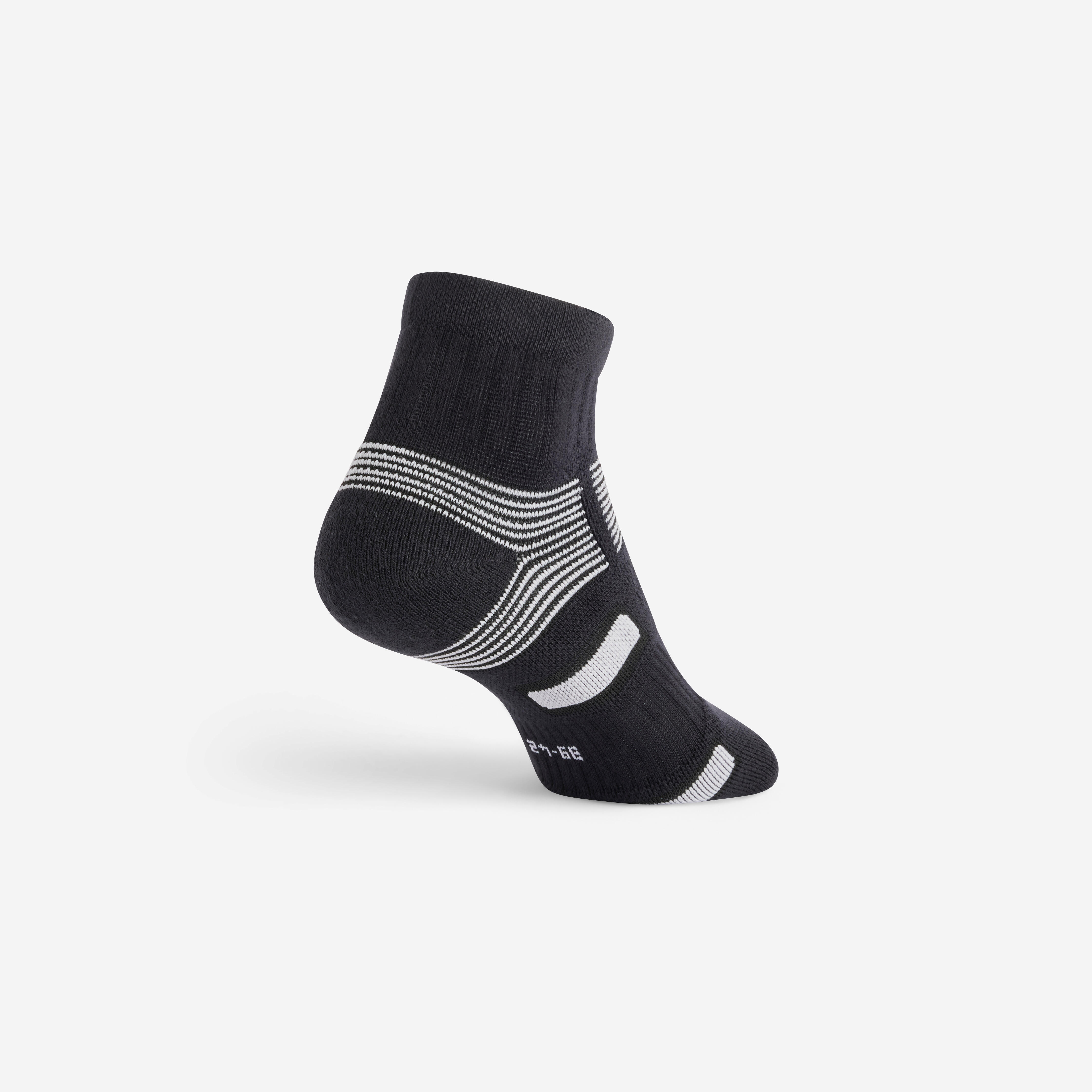 Chaussettes de tennis x3 - RS 560 noir/gris - ARTENGO