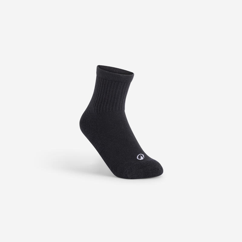 Set de 3 perechi de șosete lungi RS 100 negru Copii