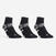 Chaussettes de sport mi-hautes lot de 3, RS560 noir gris