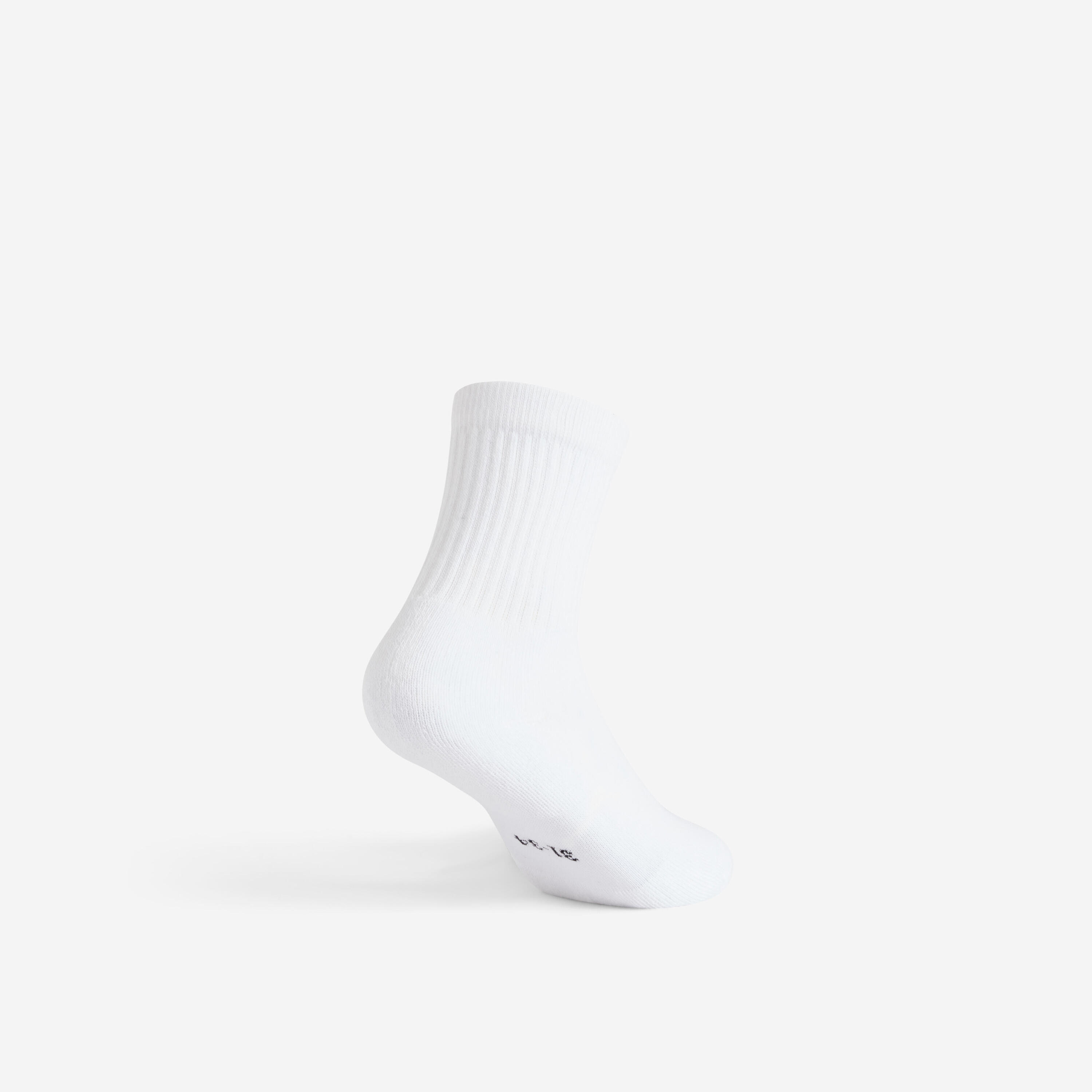 MEIAS DE DESPORTOS DE RAQUETE ARTENGO RS 100 CANO ALTO CRIANÇA BRANCO (3 pares) 4/5