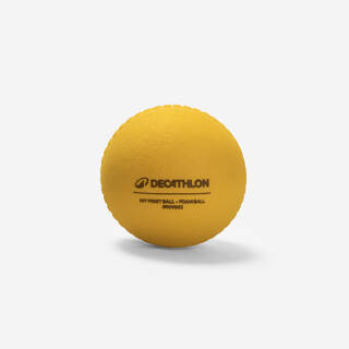 Kids Foam Cricket Ball - Mustard Yellow