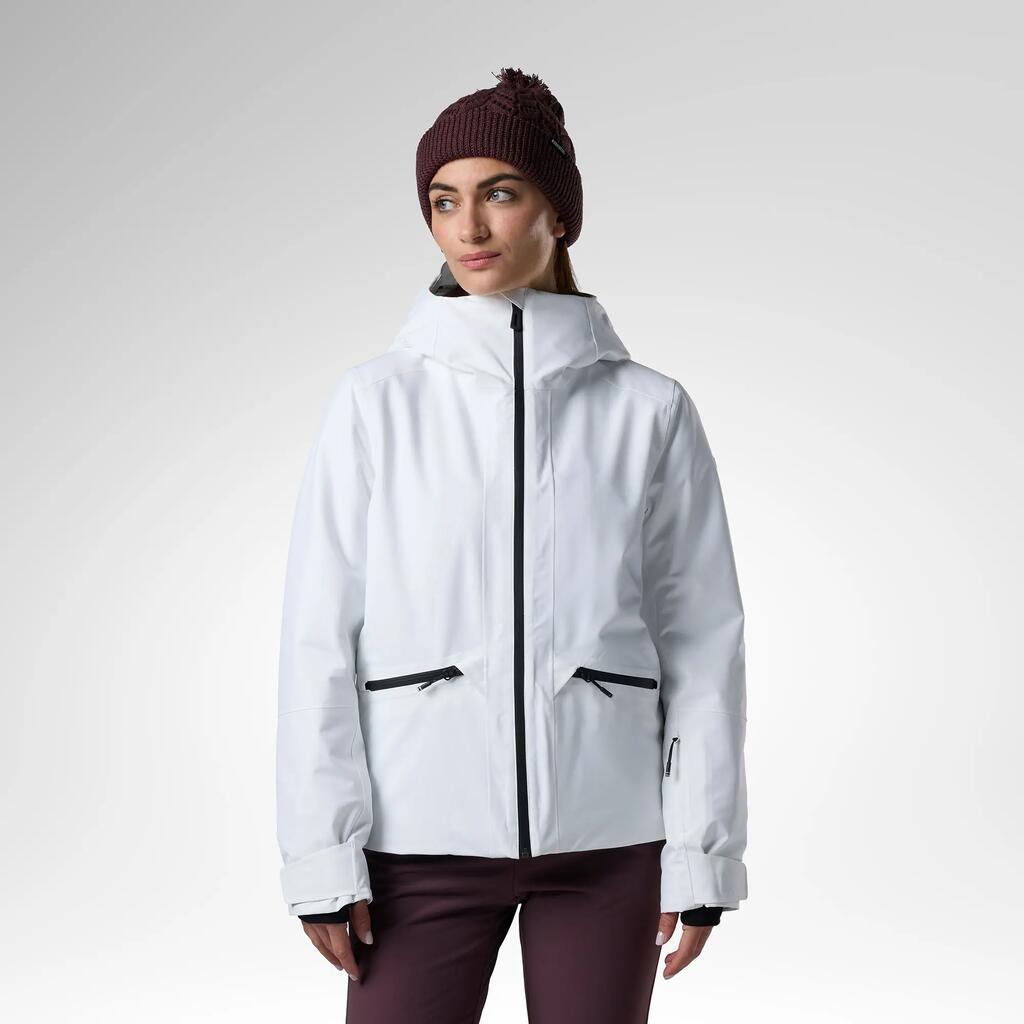 Ženska bijela jakna za skijanje i snowboarding Rossignol Rochrun