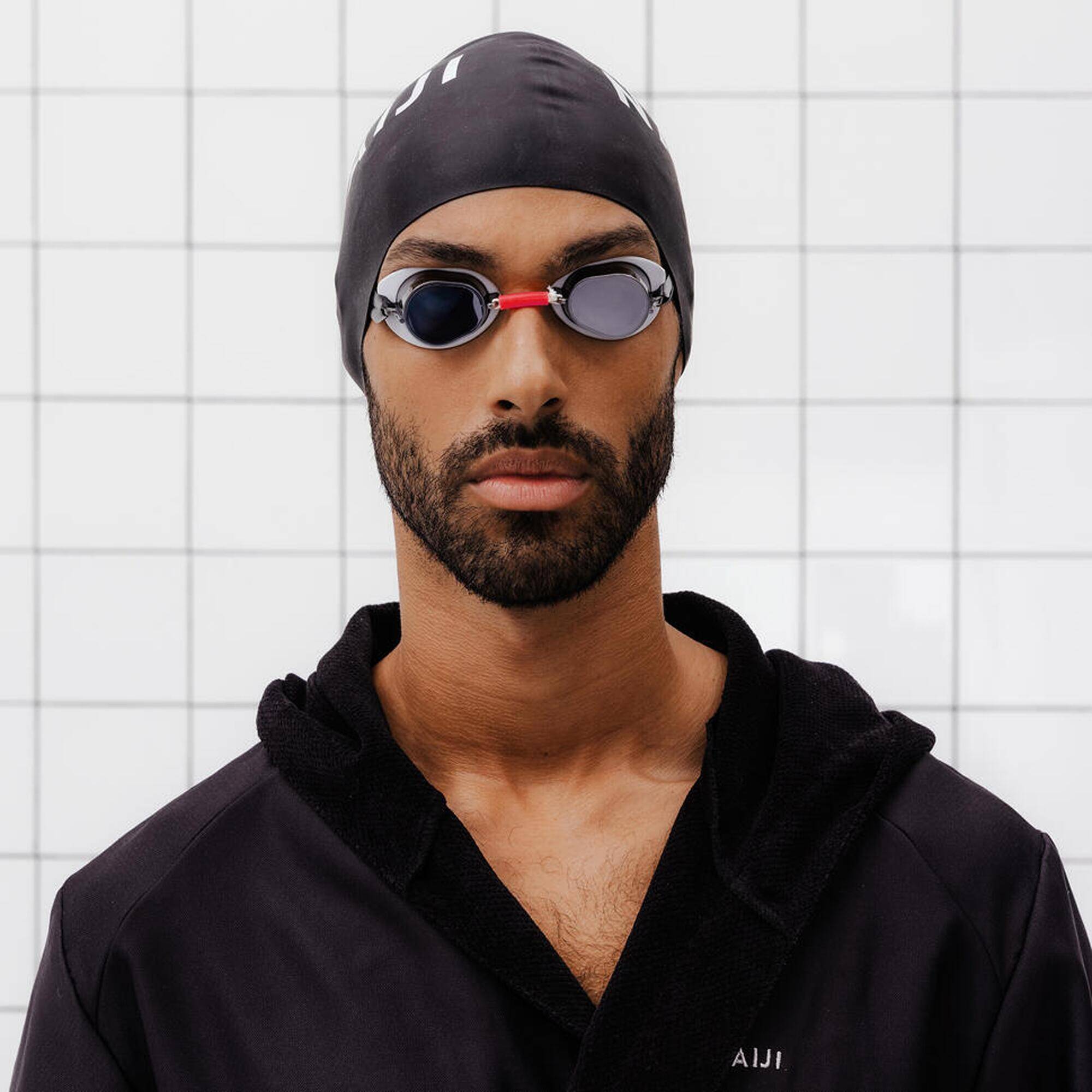 Swimming Goggles Universal Size Mirror Lenses Swedish 900 White Red -  4