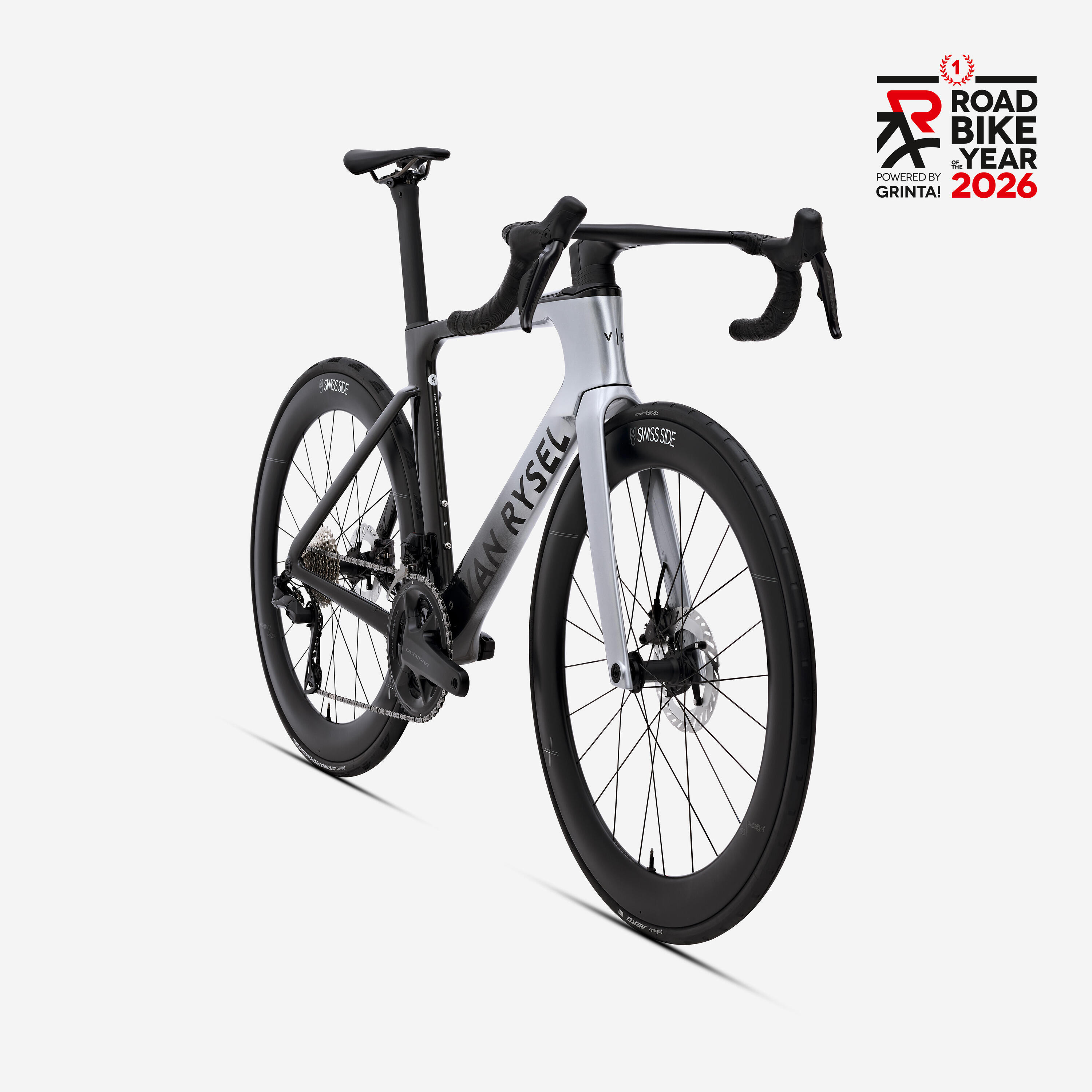 Velo de route Shimano Ultegra Di2 12V, RCR-F Pro Gris 2/16