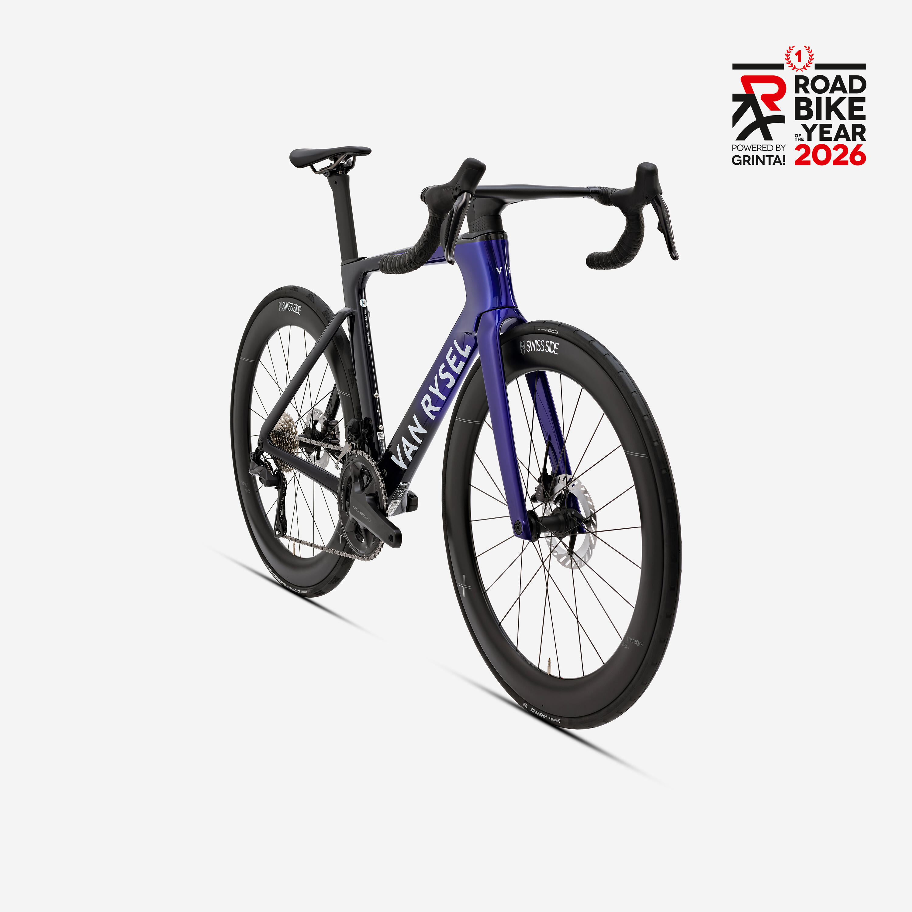 Shimano Ultegra Di2 12V Rennvelo, RCR-F Pro Lila 2/16