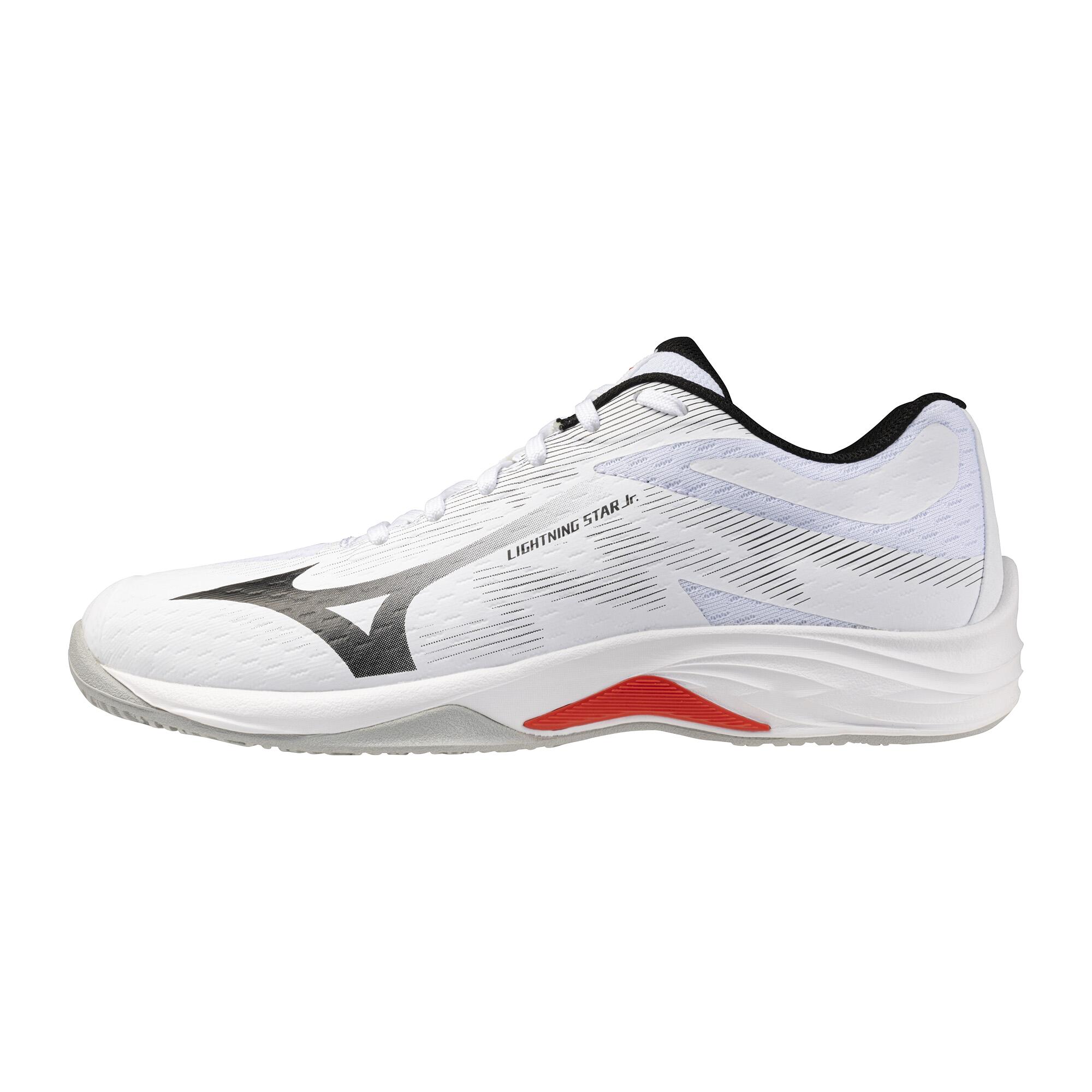 Scarpe pallavolo bambino LIGHTNING Z nere bianche 5/6