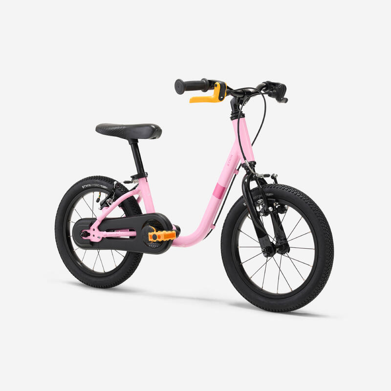 Discover 900 14 İnç Jant 3-5 Yaş Pembe 2'si 1 Arada Çocuk Denge Bisikleti