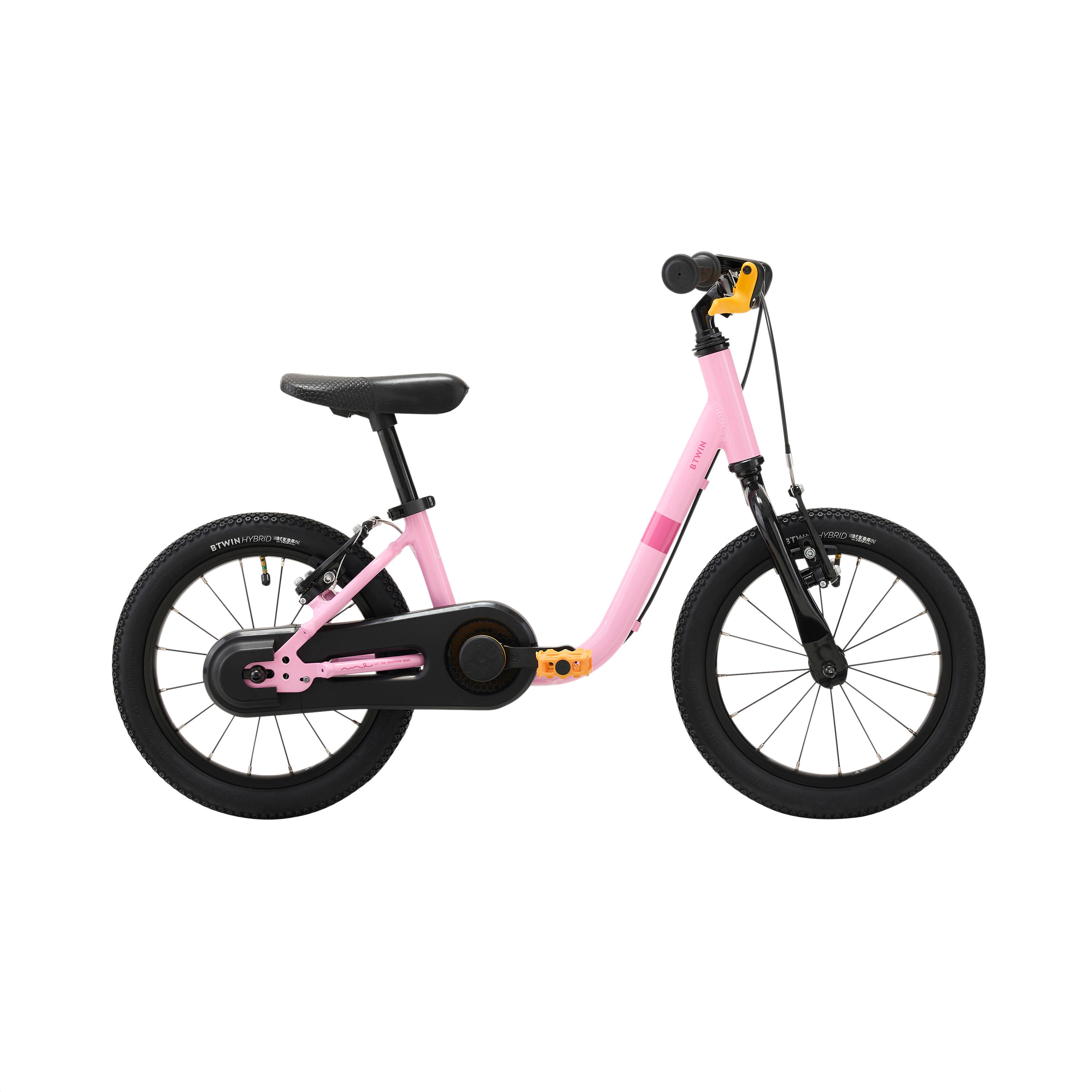 Decathlon UK BTWIN Bike 4-6 Years Old 14" Discover 900 Pink | FREE Click & Collect at Stores and Asda. 365 Days return available.