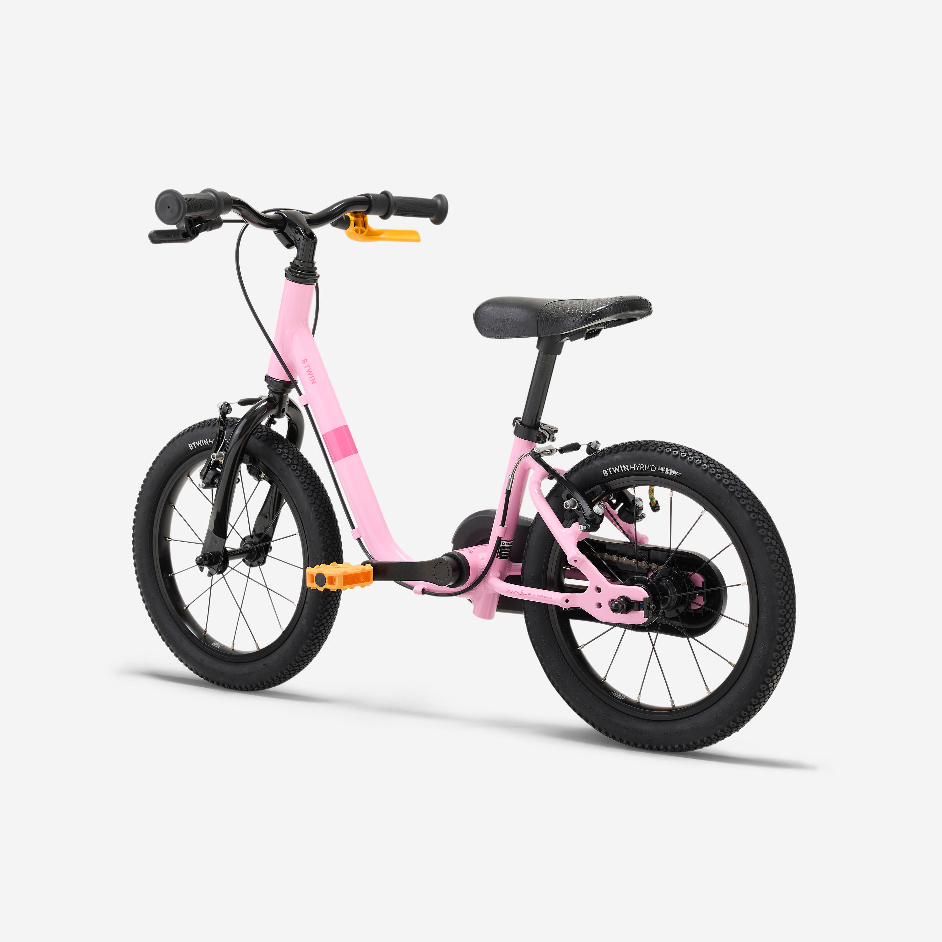 Velo Kinder 2-in-1 Laufrad 3-5 Jahre 14 Zoll - Discover 900 rosa 12/12