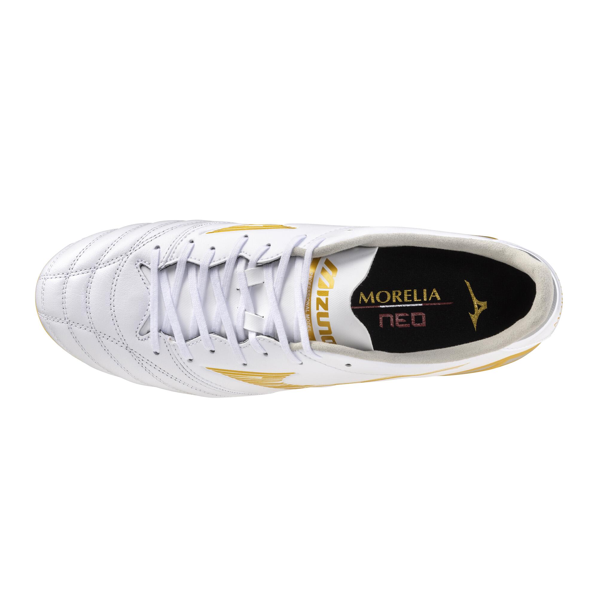 Scarpe calcio adulto MORELIA NEO IV PRO bianche oro 5/6