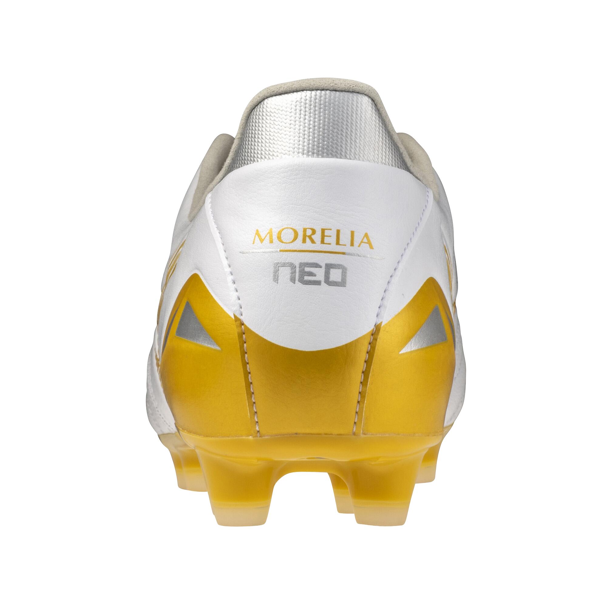 Scarpe calcio adulto MORELIA NEO IV PRO bianche oro 2/6