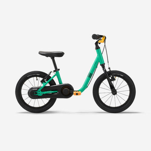 V&eacute;lo enfant 2en1 draisienne 3-5 ans 14 pouces - Discover 900 vert