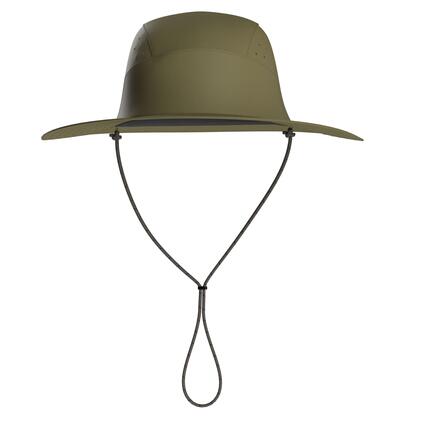 Chapeau de randonnée anti-UV unisexe, HIKE 500 vert