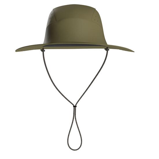 Chapeau de randonnée anti-UV unisexe, HIKE 500 vert