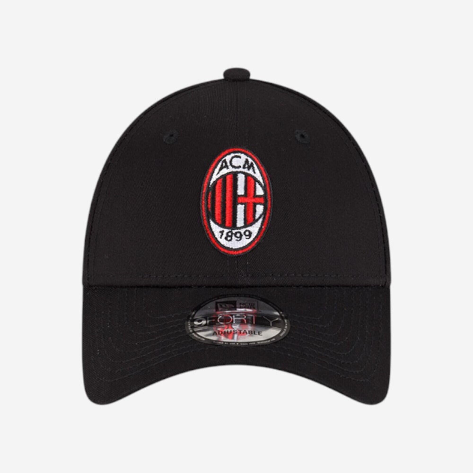 Czapeczka piłkarska z daszkiem AC Milan 2/5