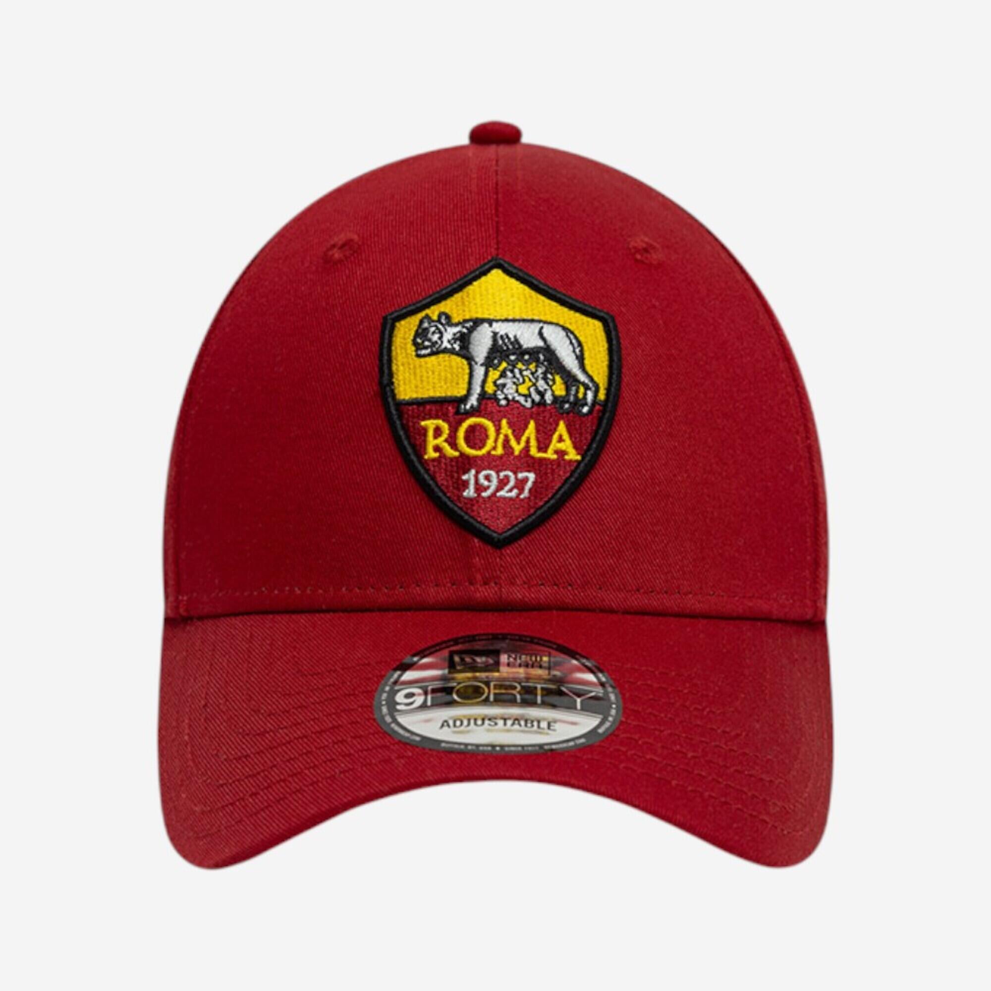 Casquette de football Adulte - AS Roma rouge carmin 2/5