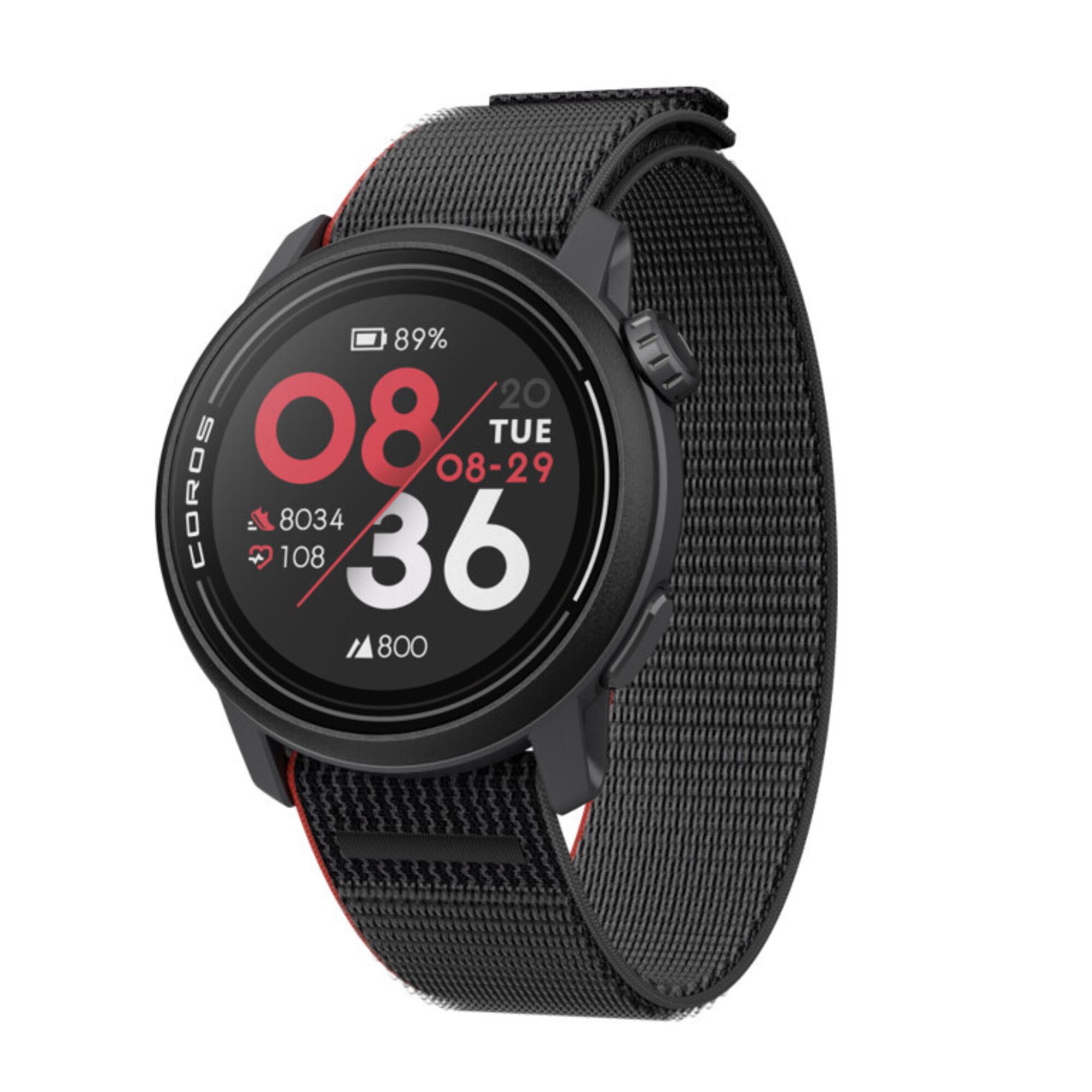 GPS-Sportuhr – Coros Pace 3 schwarz 6/9