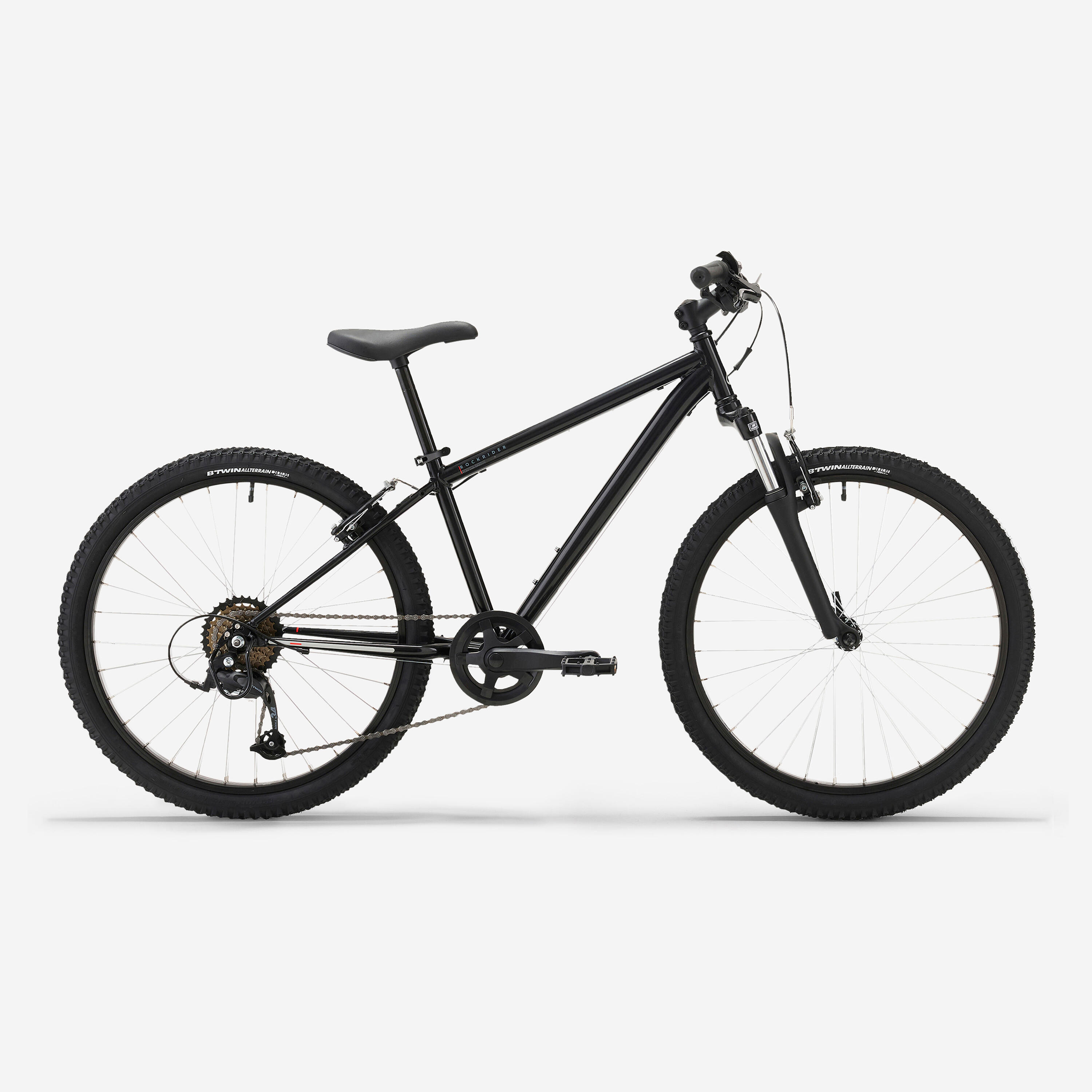 Bicicleta niños 24" MTB 9-12 años EXPL 500 Negro