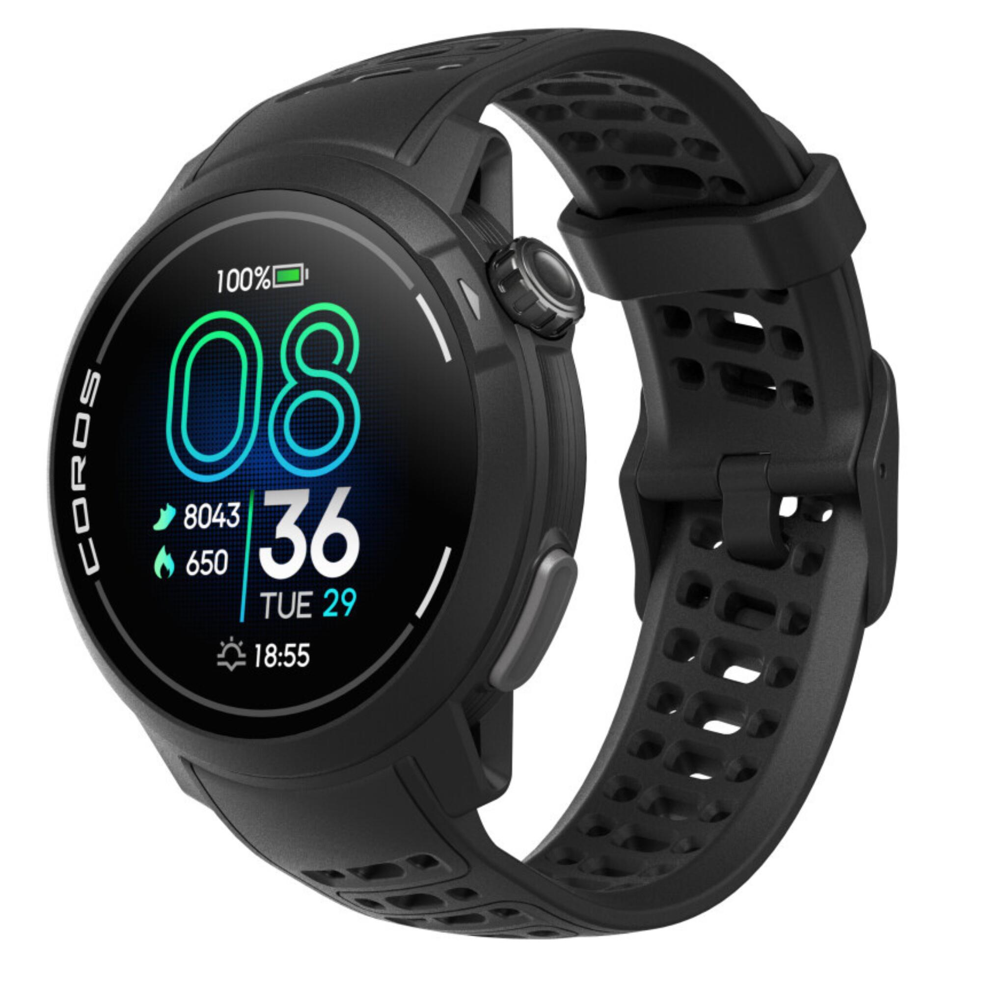 GPS connected sports watch AMOLED Screen, Pace Pro black 5/7