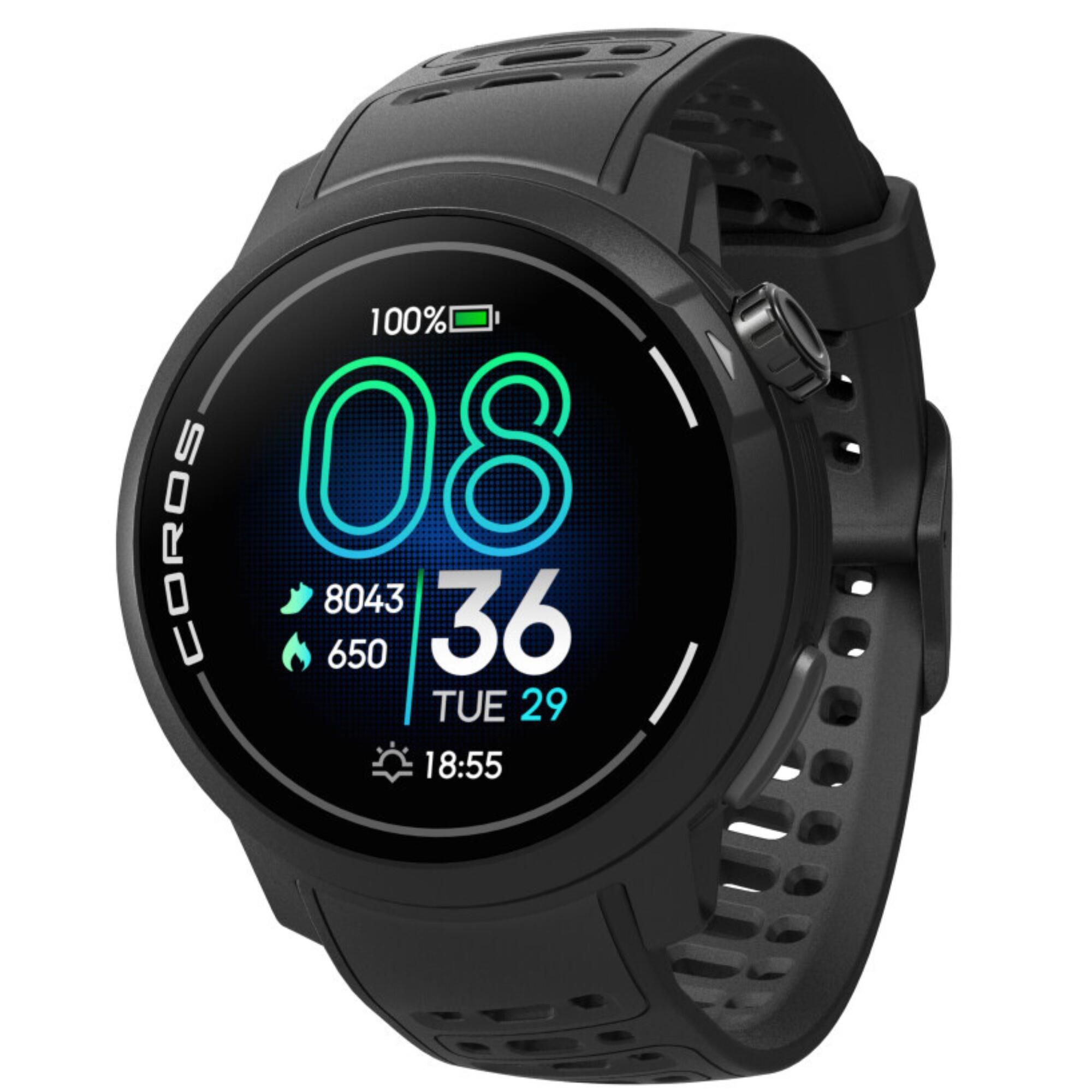 GPS connected sports watch AMOLED Screen, Pace Pro black 6/7