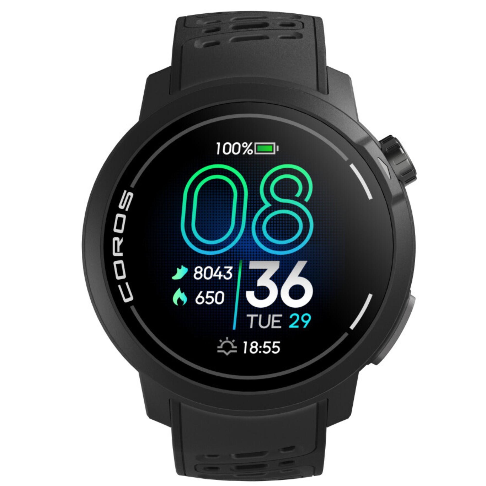 GPS connected sports watch AMOLED Screen, Pace Pro black 7/7