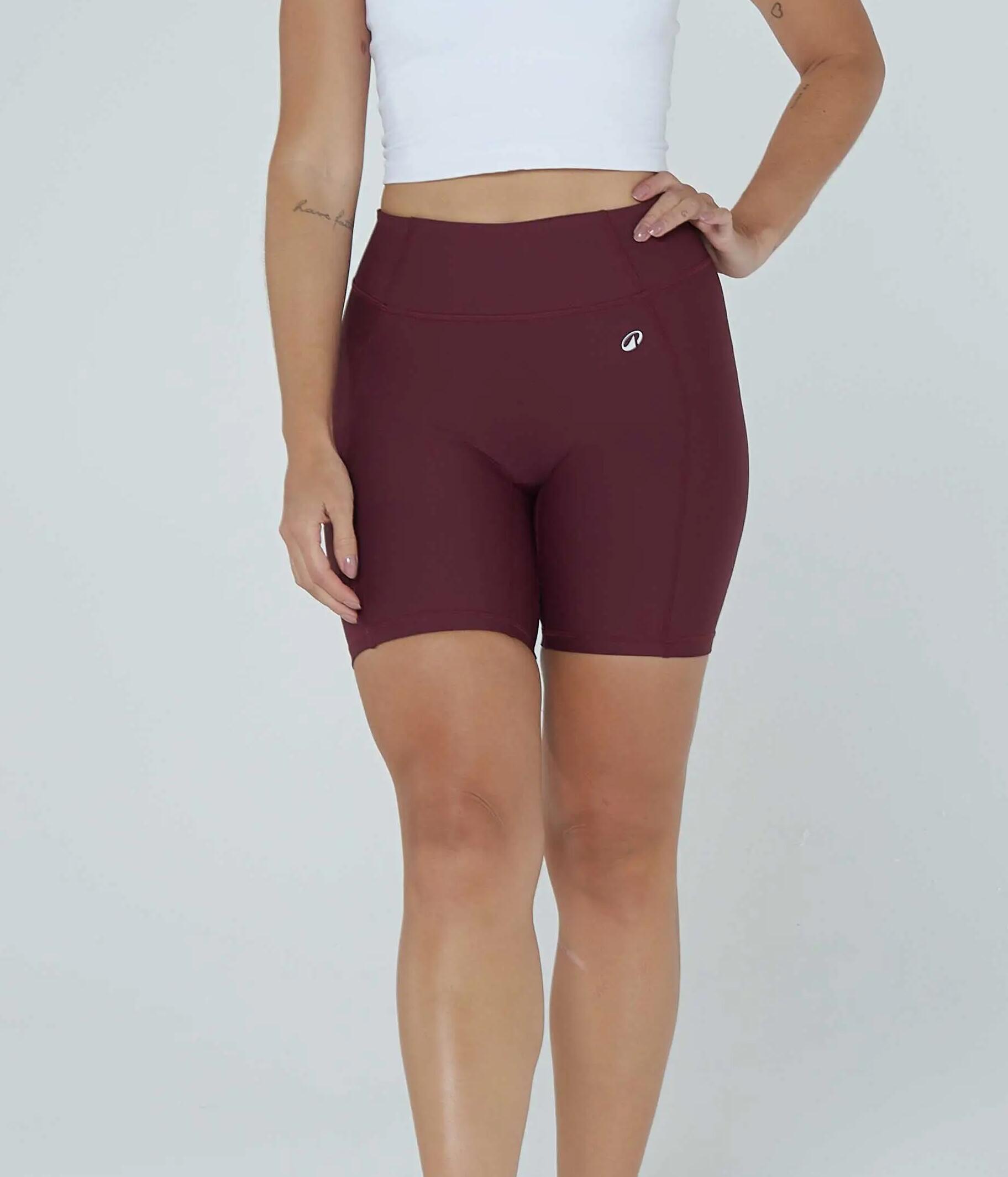 Short Feminino de Treino Iconic 500 Domyos Bordô