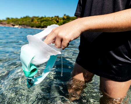 Préparer son masque anti buée