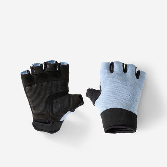 Gants velo enfant 500 bleu 8-12 ans bleu