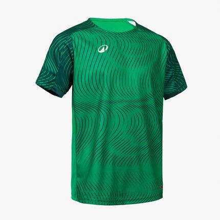 Maillot de football CLUB Wavy Noir et Blanc Junior