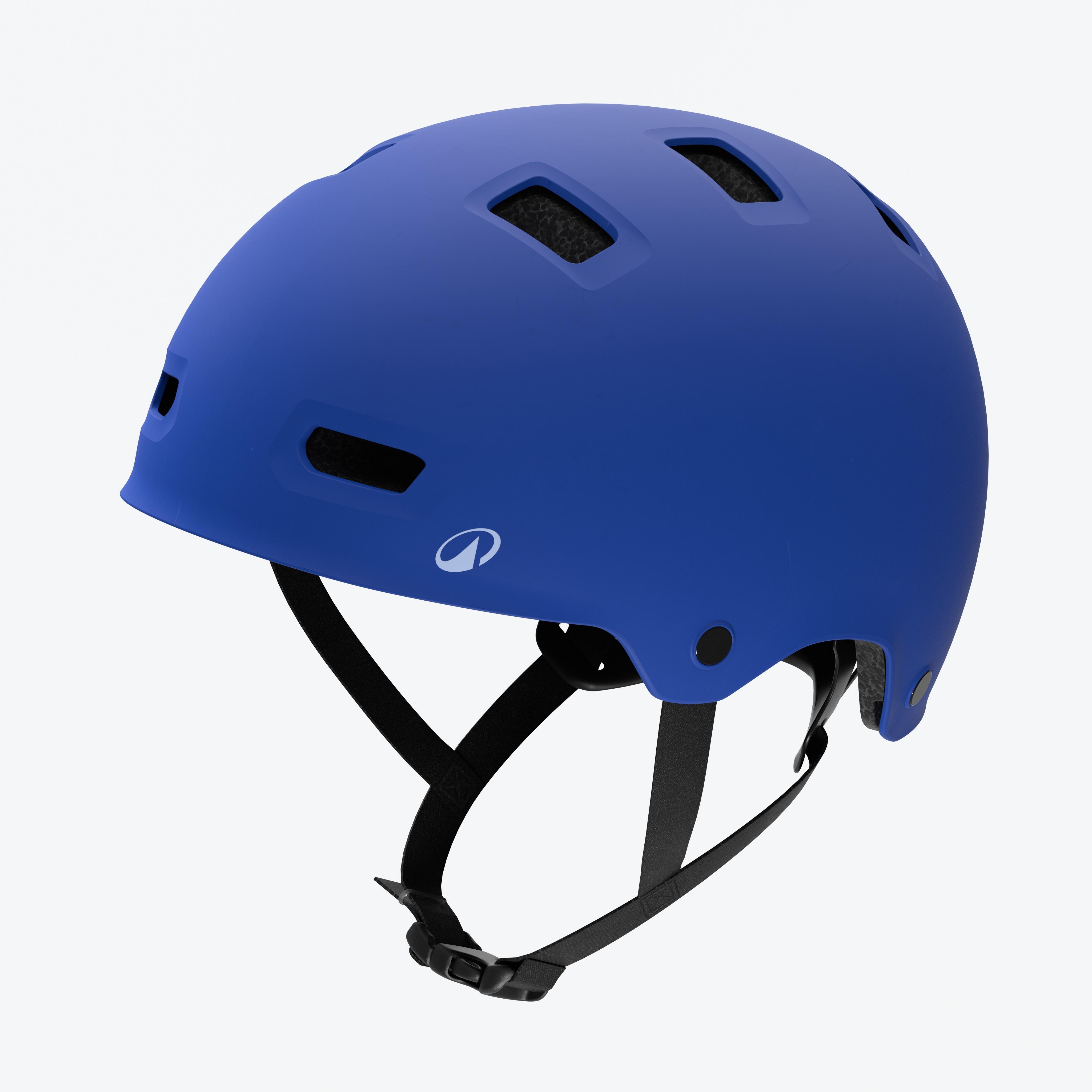 BTWIN Detská cyklistická prilba Move 500 47-59 cm modrá XS 47-52 cm