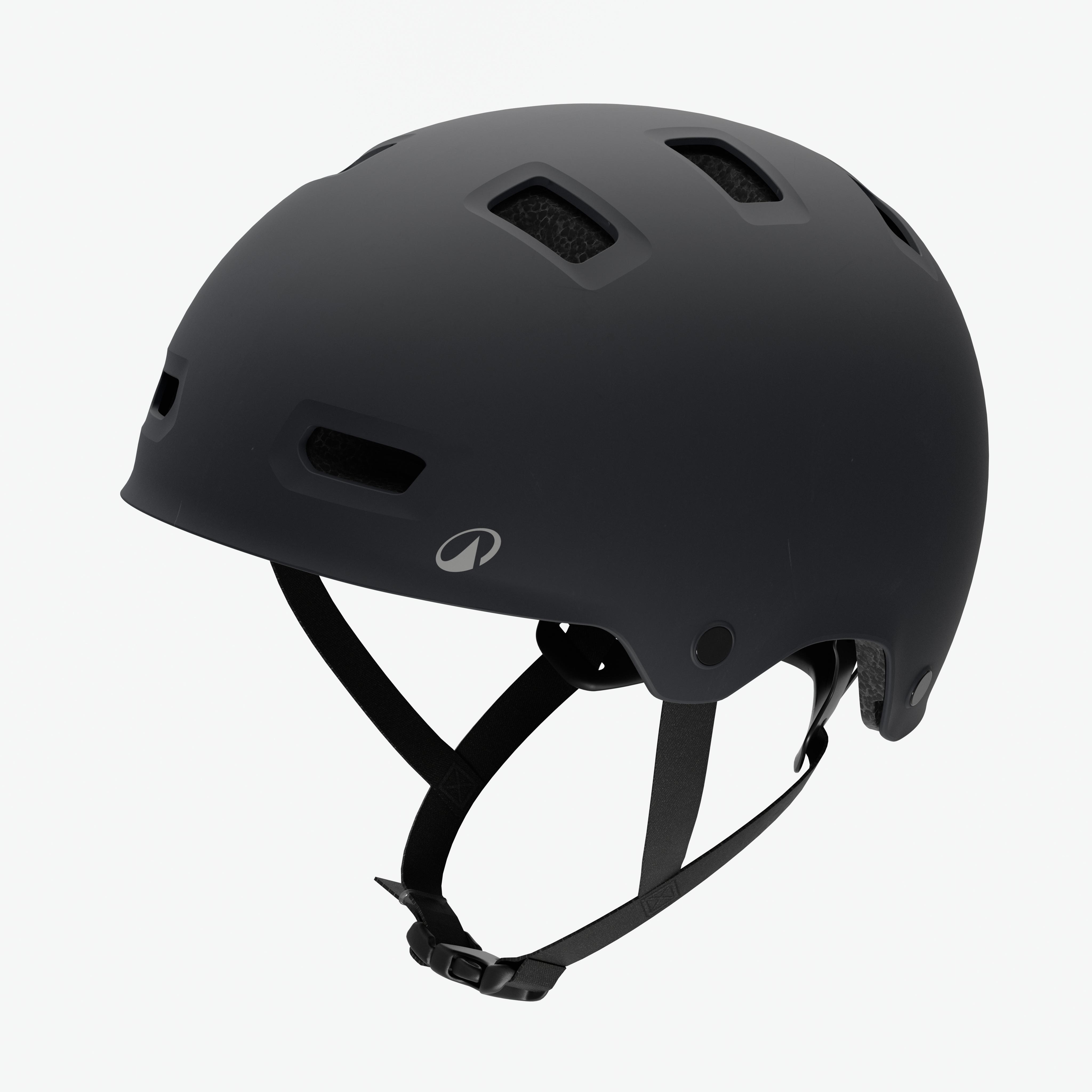 BTWIN Detská cyklistická prilba Move 100 47 – 59 cm čierna XS