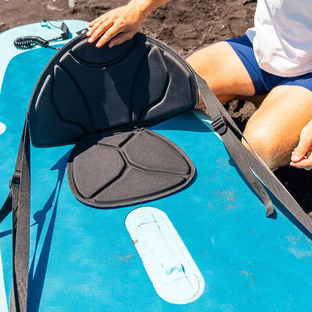 Сидіння для SUP-дошки з подвійним гачком чорне