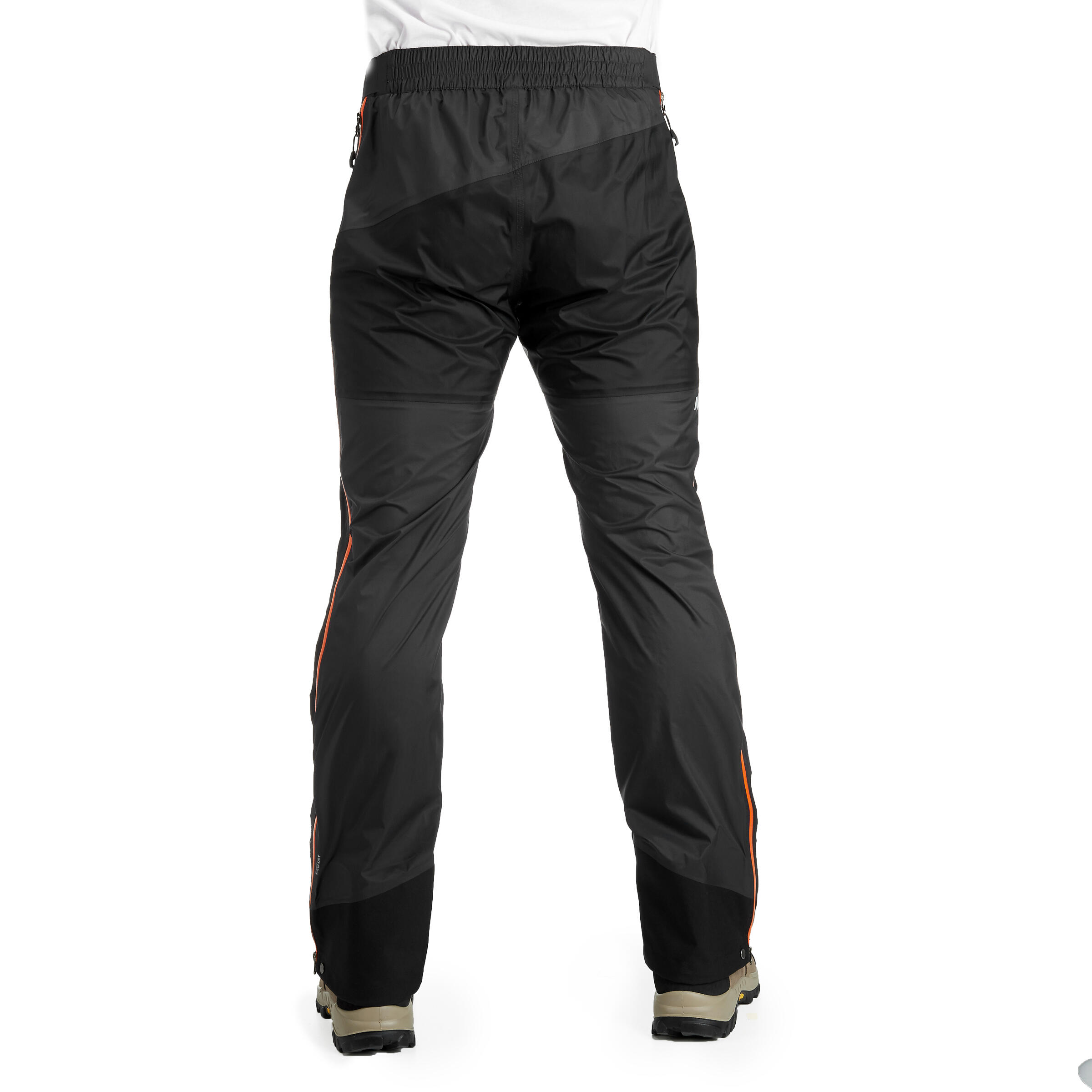 Sobrepantalón lluvia travesía Forclaz 900 hombre negro  5/22
