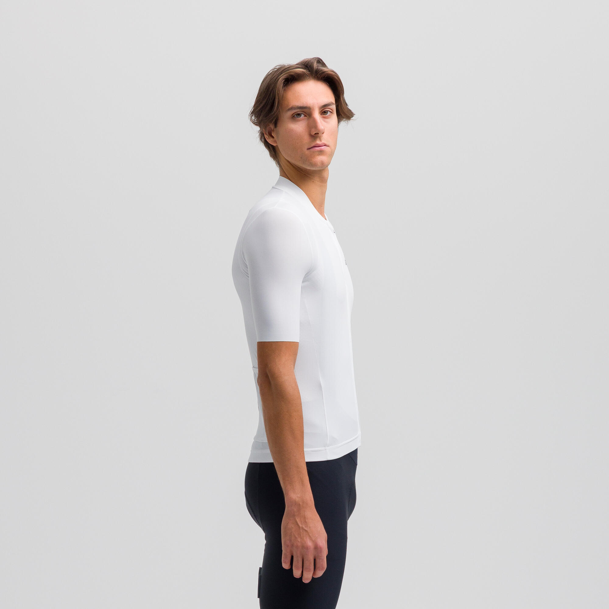 SLP Maglia Ciclismo SORMANO California White – Manica Corta Unisex, Leggera E Traspirante, Vestibilità Fit, Taglio Laser, Grafica Skater Anni '80, Made In Italy