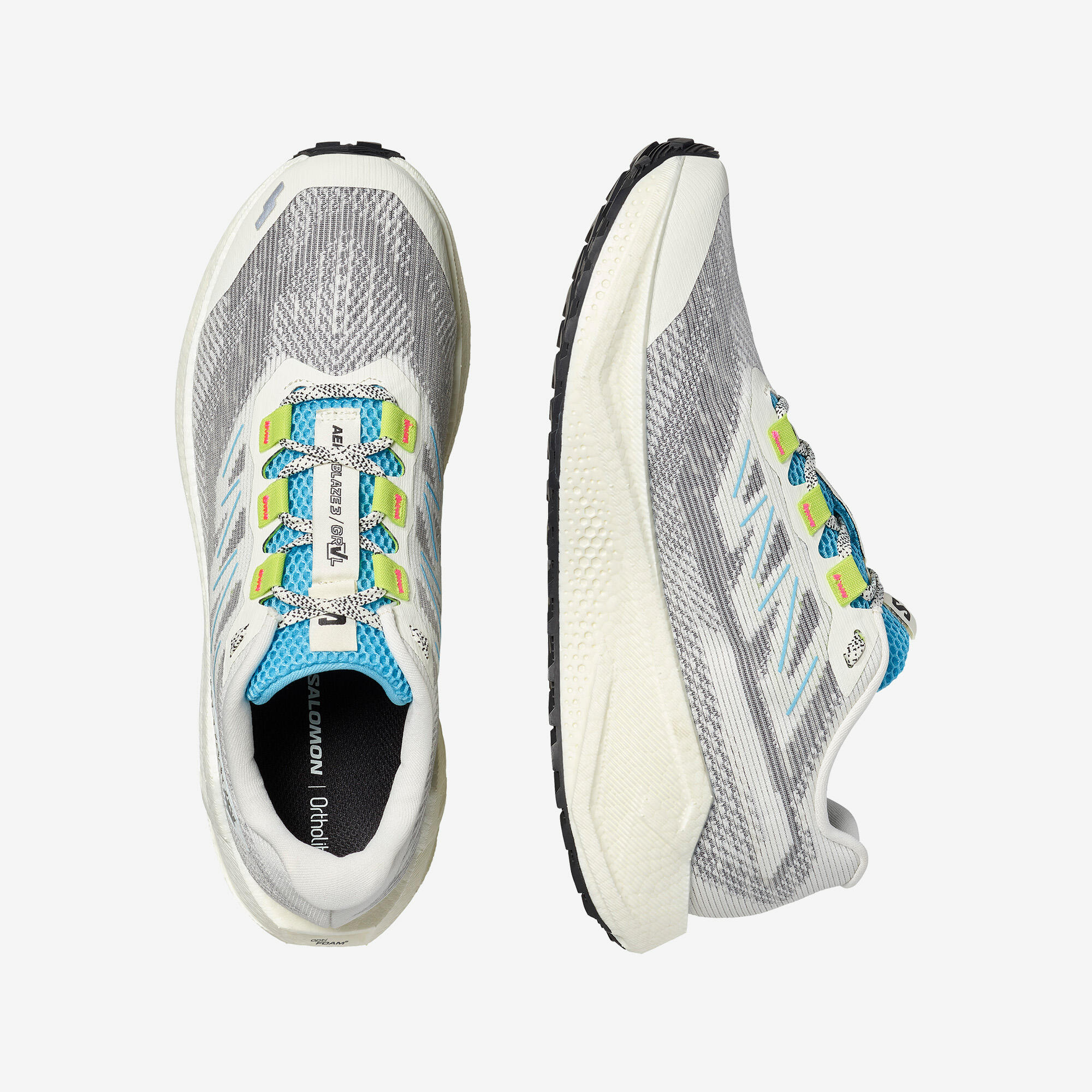 Gravel-Running-Schuh für Herren, Salomon Aero Blaze 3 GRVL weiss 4/12