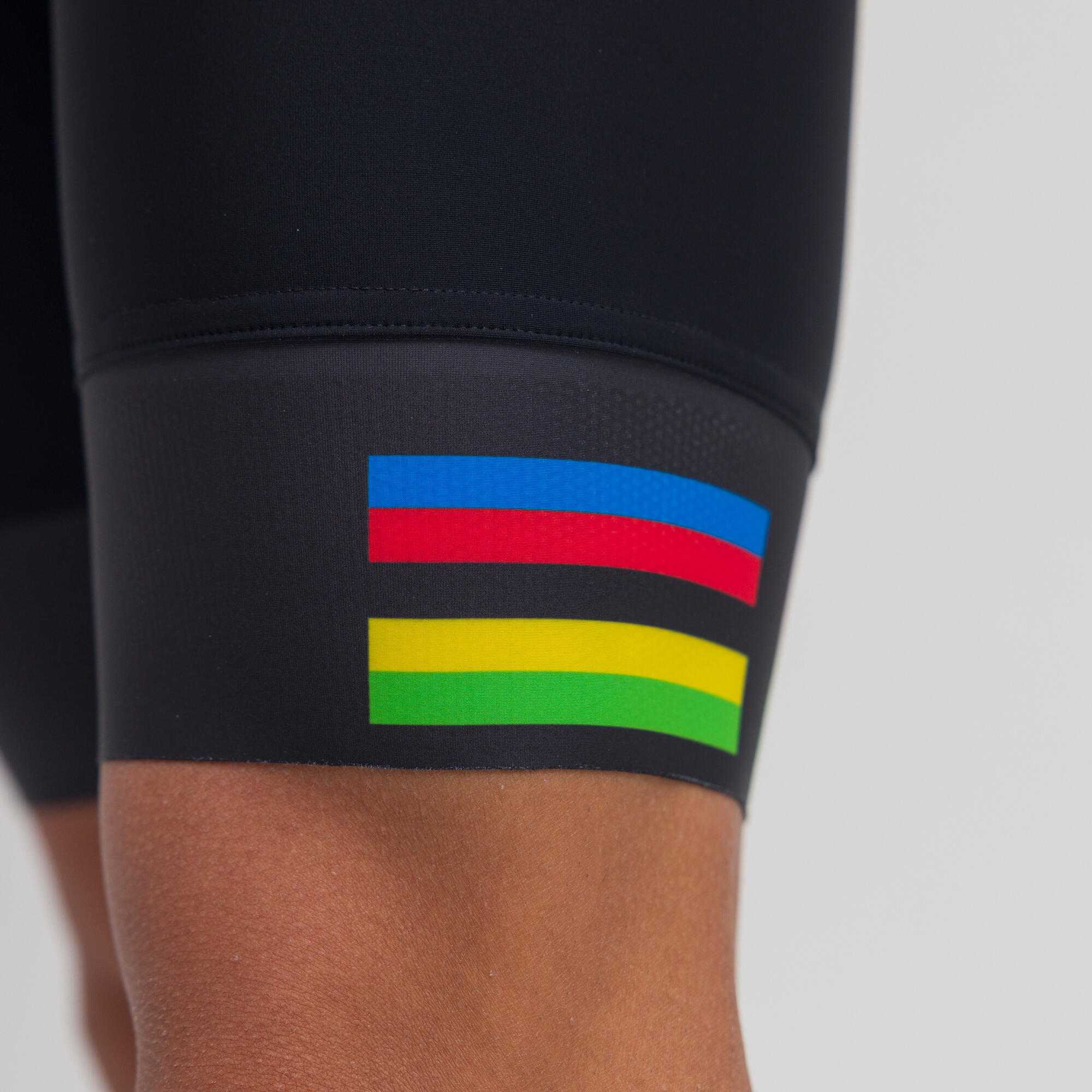 Salopette pantaloncini ciclismo uomo Santini UCI Rainbow World Champion 5/9