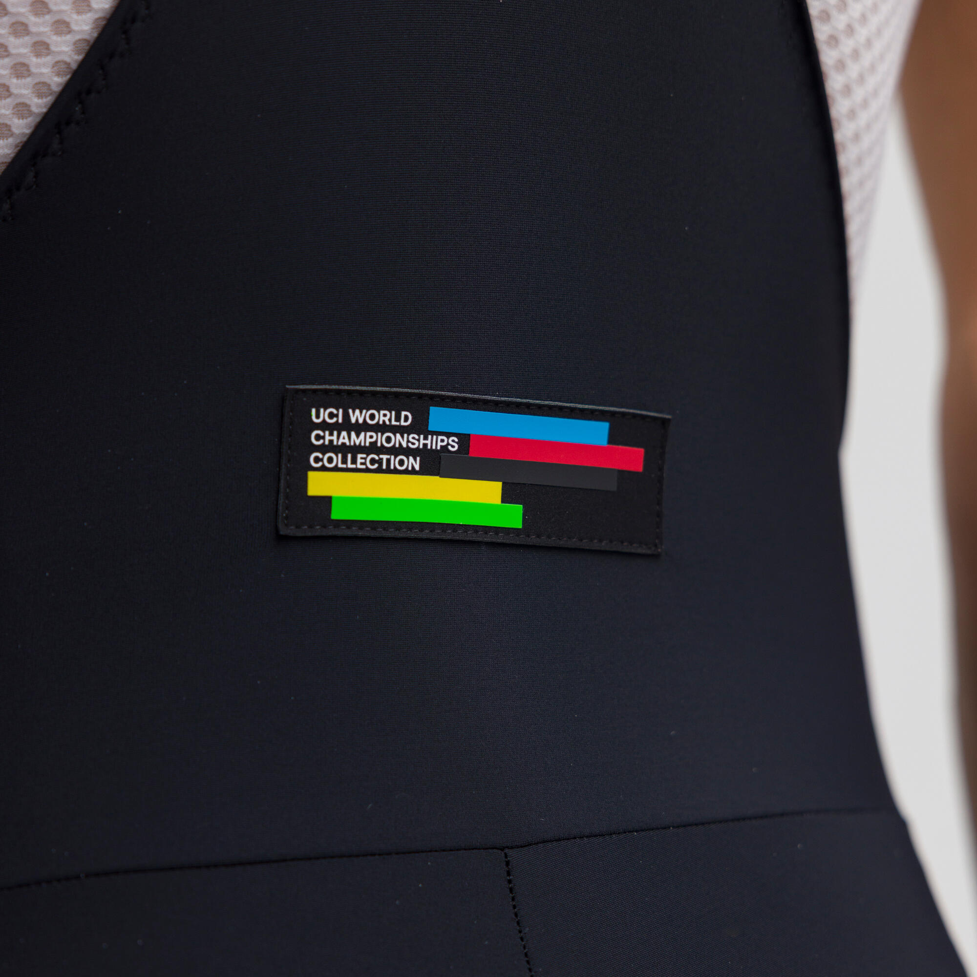 Salopette pantaloncini ciclismo uomo Santini UCI Rainbow World Champion 6/9