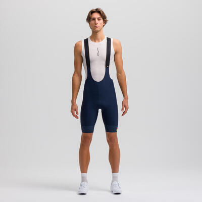 Salopette pantaloncini ciclismo uomo Santini UCI Rainbow World Champion blu