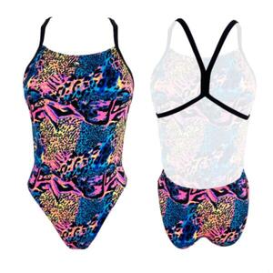 Bañador Mujer Natación Turbo Patron 'ENERGY' Animal-Fluor - CD