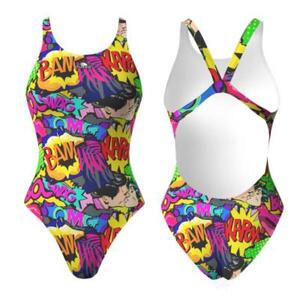 Bañador Mujer Turbo Natación Ancho Comic-NE - CD
